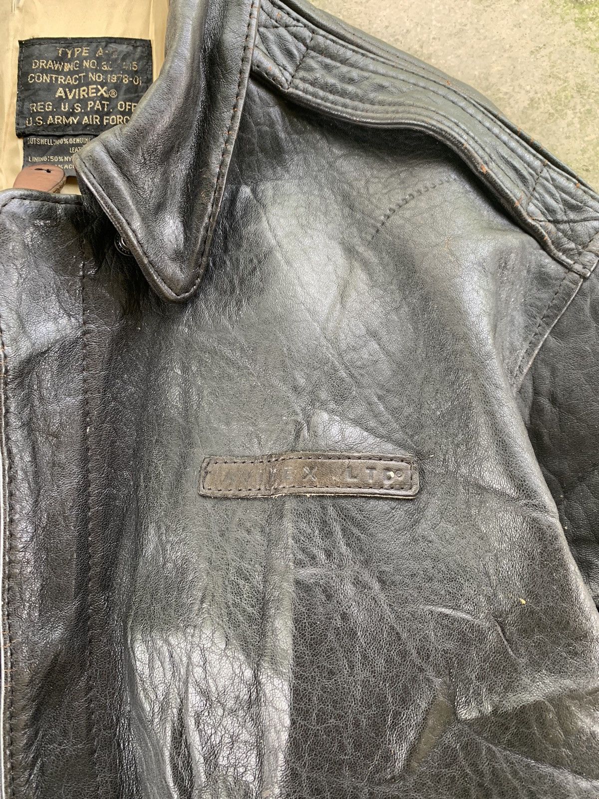 Avirex 1989 Avirex Type A2 US Army Air Force Leather Jacket Size US S / EU 44-46 / 1 - 11 Thumbnail