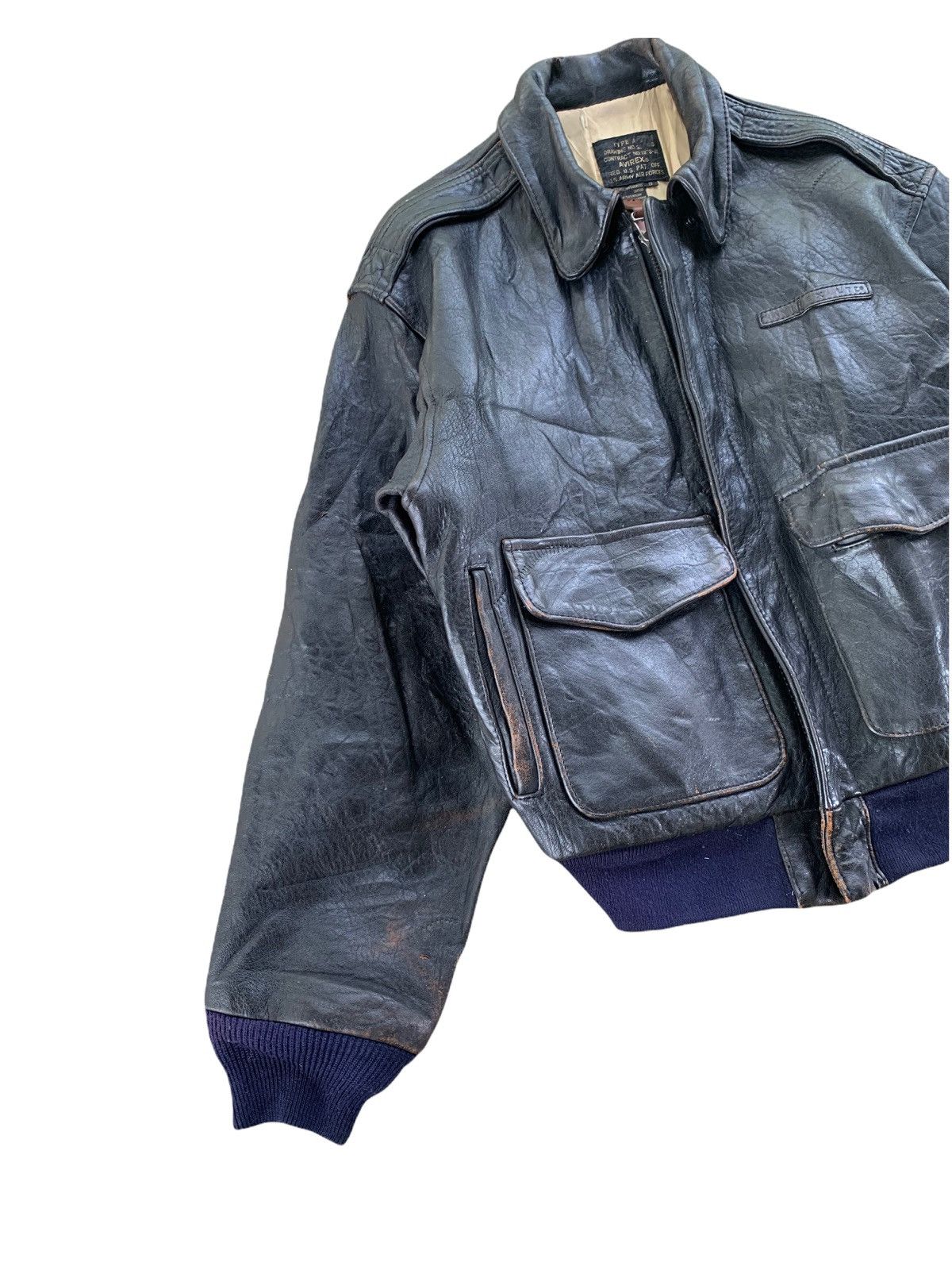 Avirex 1989 Avirex Type A2 US Army Air Force Leather Jacket Size US S / EU 44-46 / 1 - 7 Thumbnail