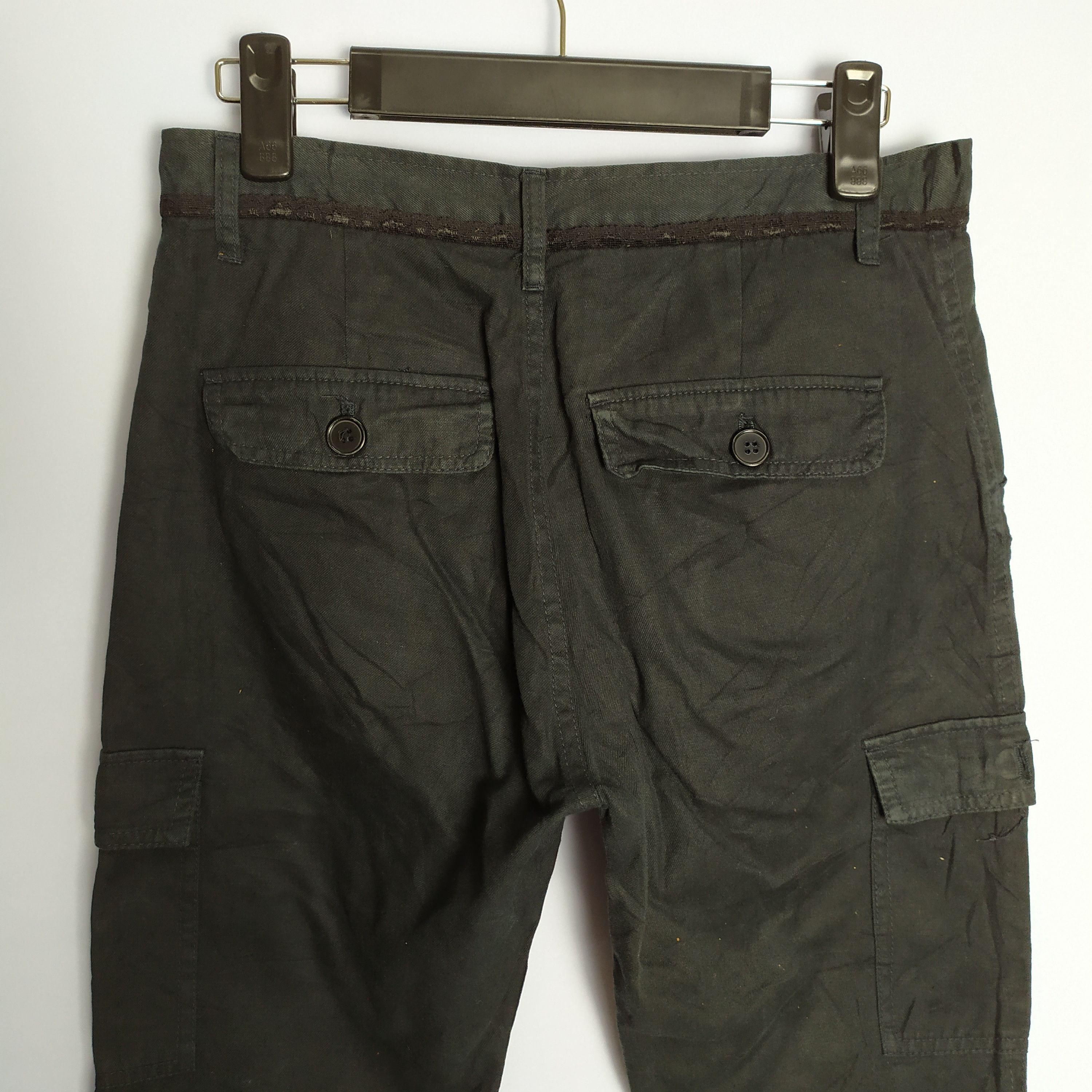 Japanese Brand VINTAGE a.e.p Japanese Brand Black Cargo Pants Size US 28 / EU 44 - 13 Thumbnail