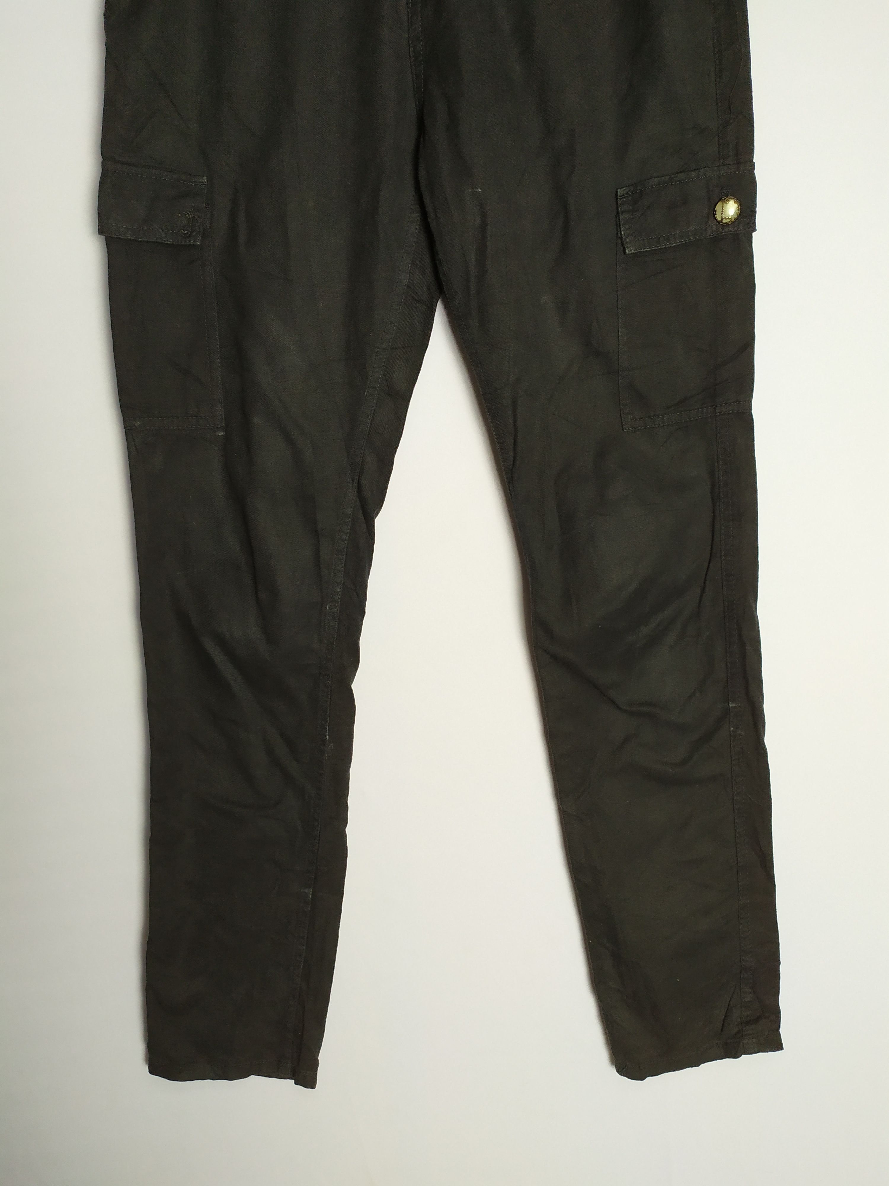 Japanese Brand VINTAGE a.e.p Japanese Brand Black Cargo Pants Size US 28 / EU 44 - 6 Thumbnail