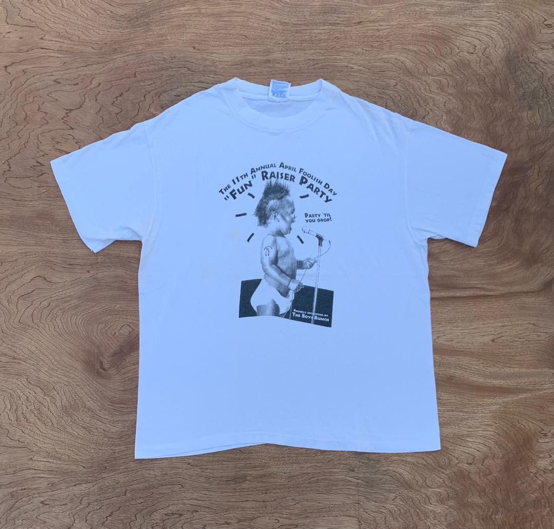 Vintage vintage tee C - 10 punk kid anarchy Size US L / EU 52-54 / 3 - 1 Thumbnail