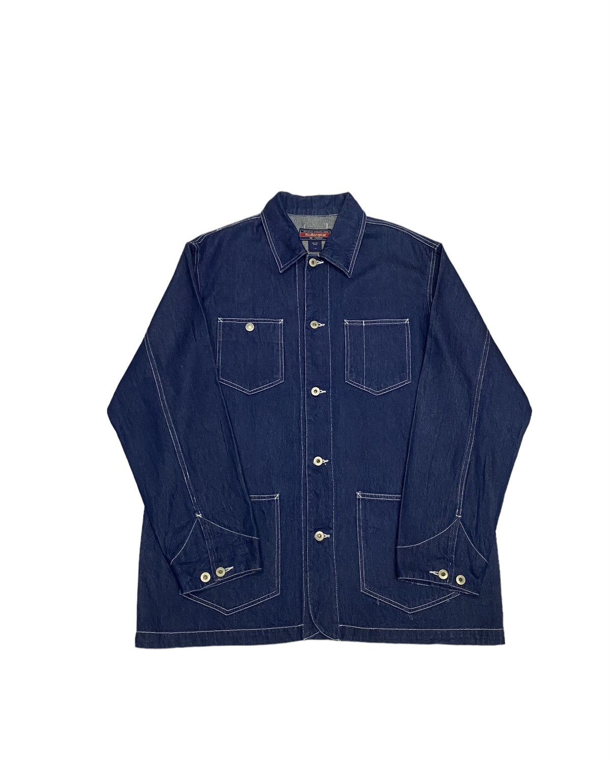 Kapital VTG 80s WORKWEAR ROLLERGEAR CANADA BUTTON CHORE JACKET Size US L / EU 52-54 / 3 - 3 Thumbnail