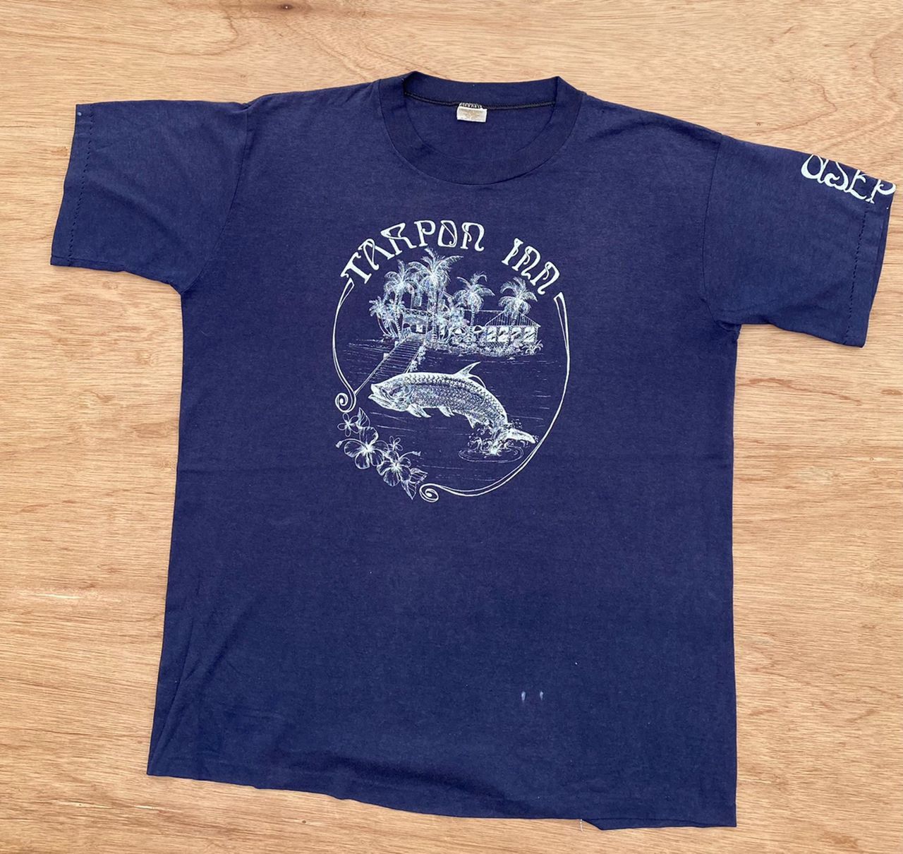 image of Vintage Tee D - 21 in Navy, Men's (Size Large)