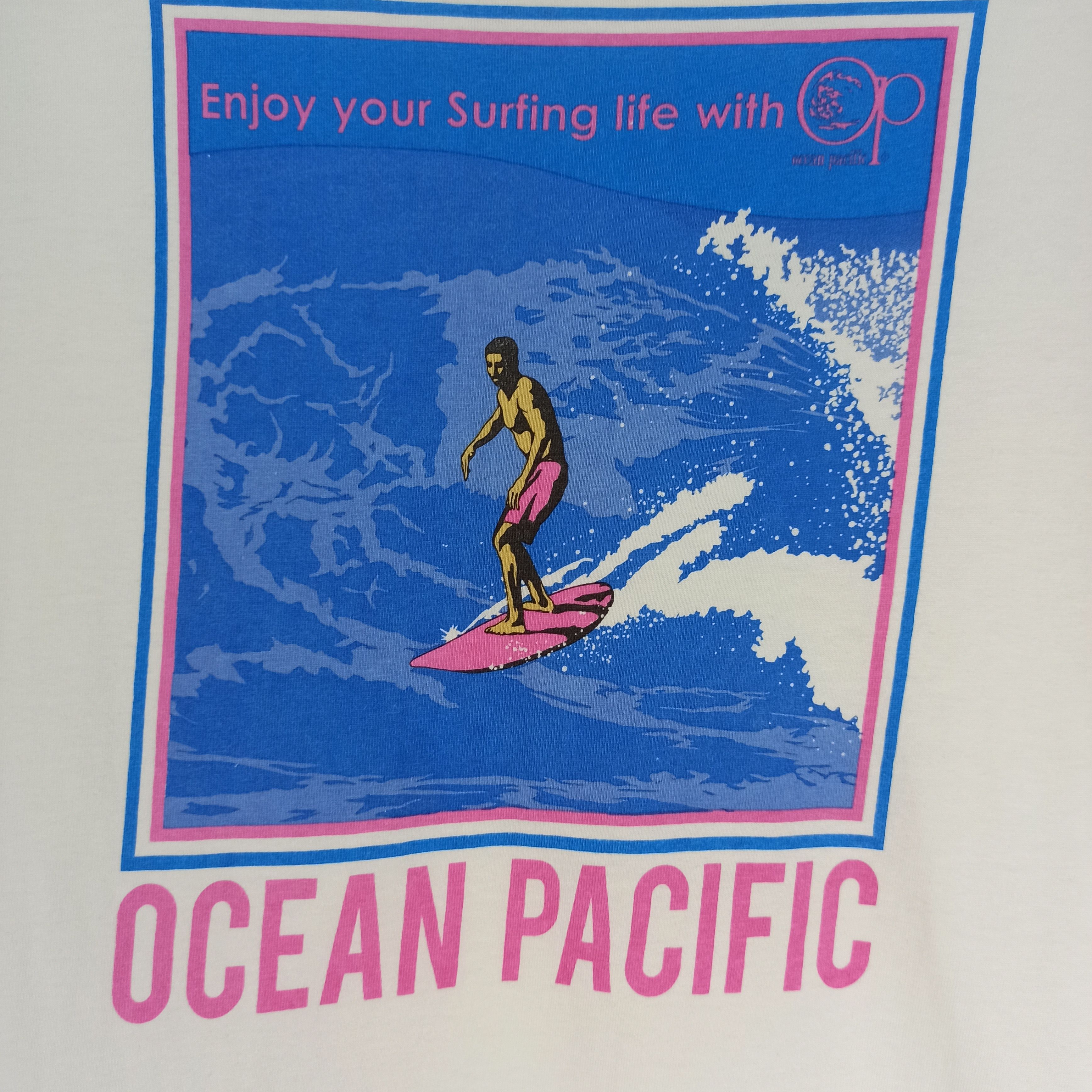 Ocean Pacific 🔥Vintage🔥 Ocean Pacific Hawaiian Beach T-shirt Nice Design Size US XL / EU 56 / 4 - 3 Thumbnail