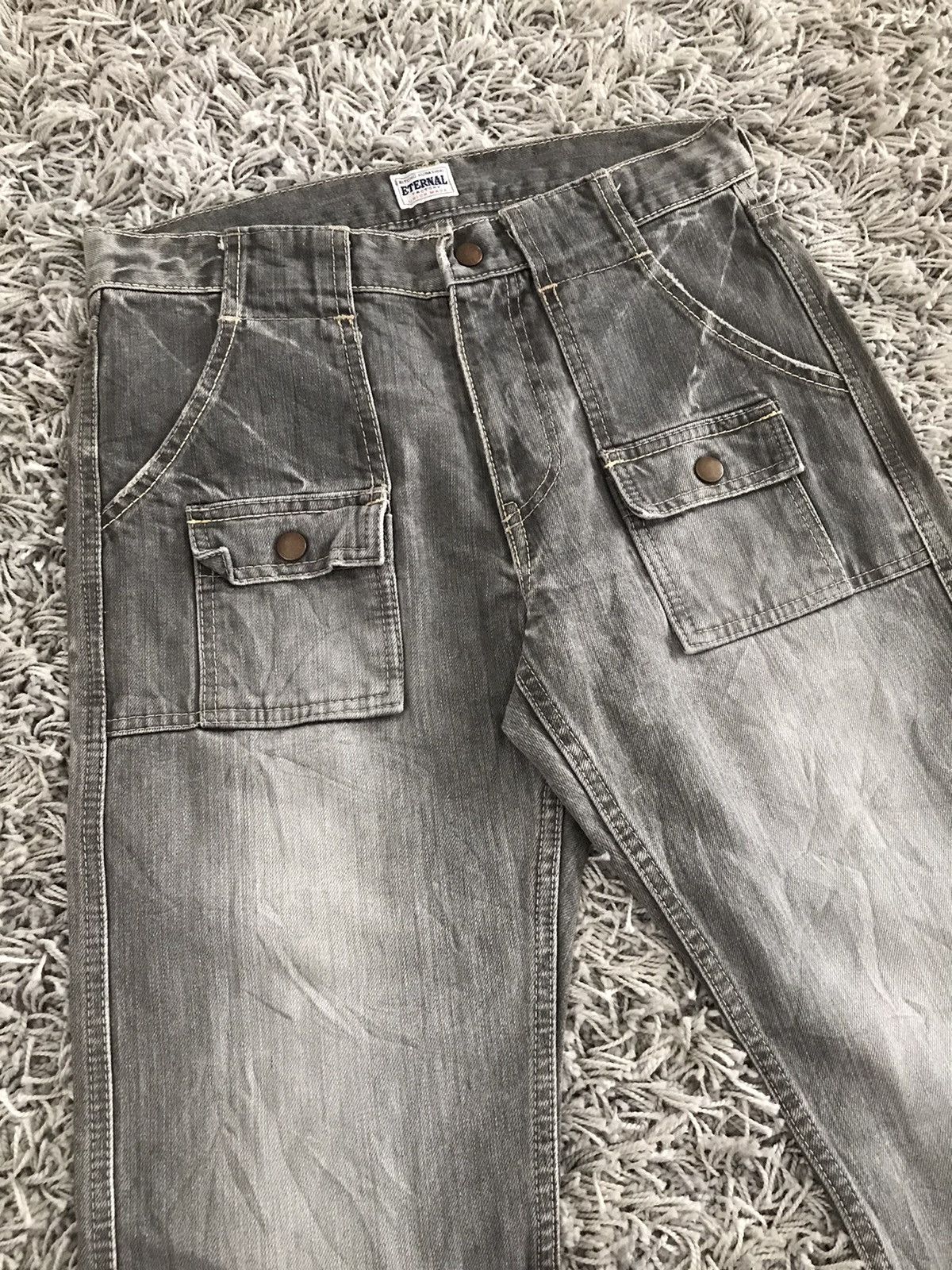 Eternal Eternal grey washed Jeans Size US 30 / EU 46 - 2 Thumbnail