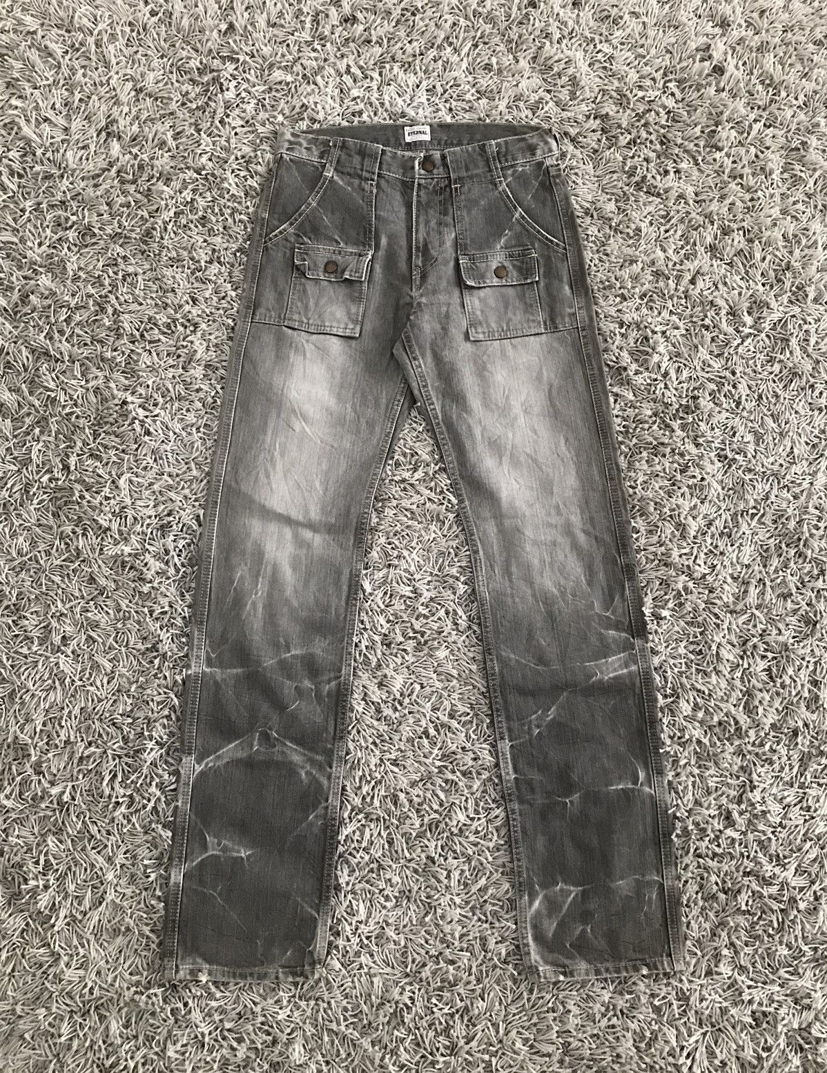 Eternal Eternal grey washed Jeans Size US 30 / EU 46 - 1 Thumbnail