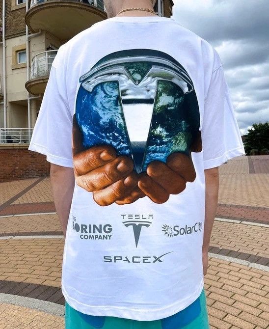 Marino Morwood Marino Morwood Elon Musk White Tee Size US XL / EU 56 / 4 - 5 Thumbnail