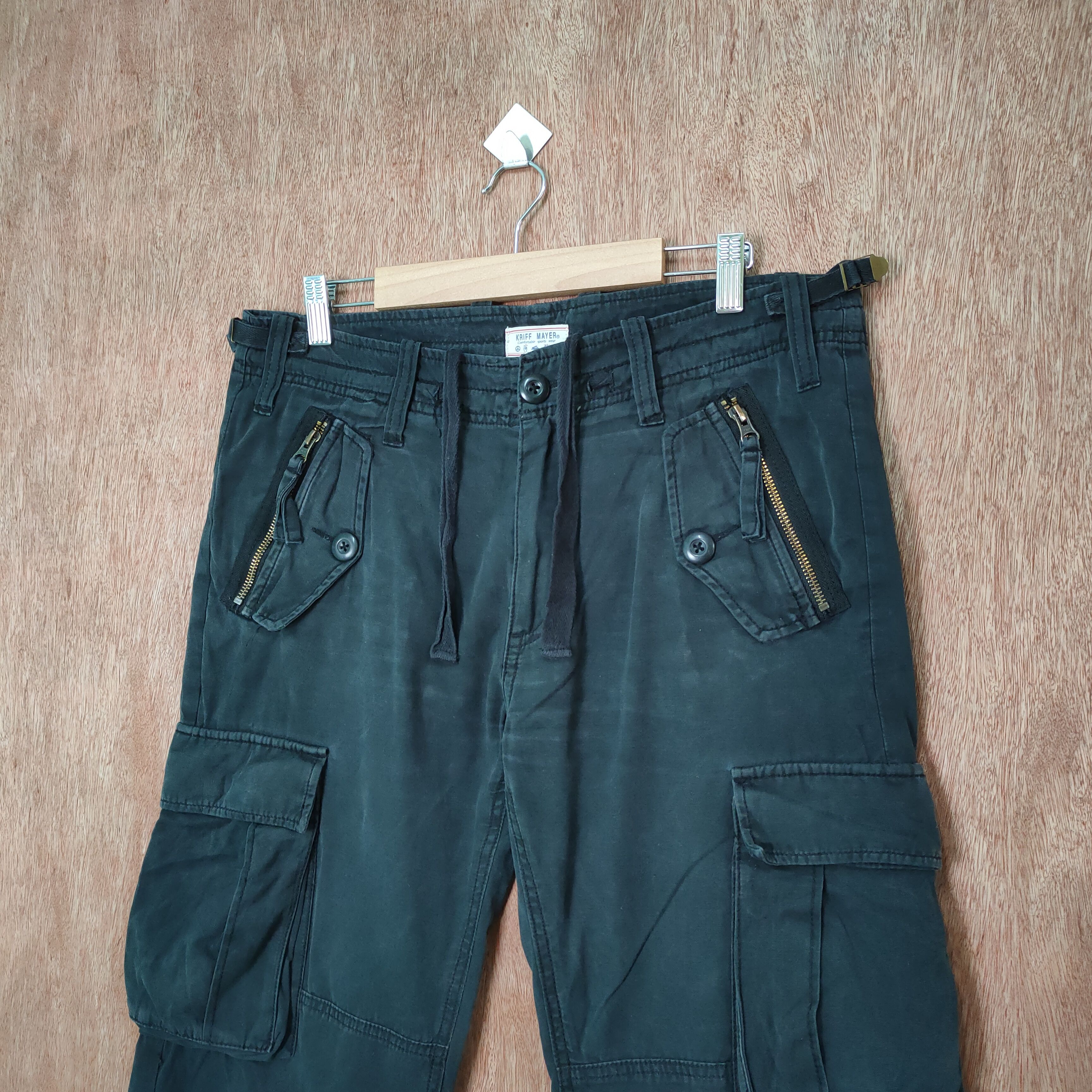 Japanese Brand VINTAGE KRIFF MAYER CARGO PANTS/ ZIP OPEN LEG Size US 32 / EU 48 - 2 Thumbnail