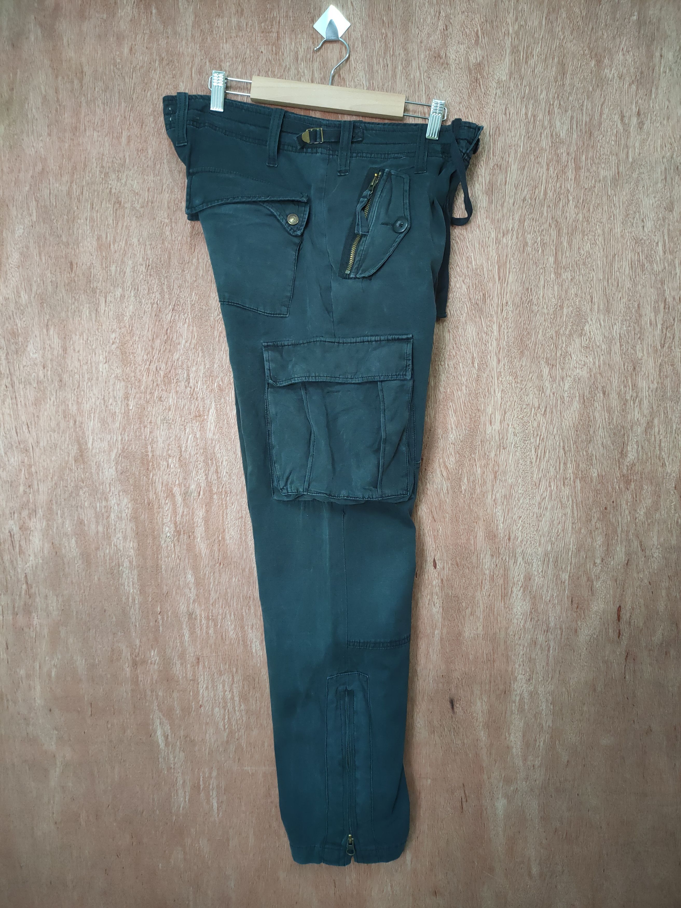 Japanese Brand VINTAGE KRIFF MAYER CARGO PANTS/ ZIP OPEN LEG Size US 32 / EU 48 - 5 Thumbnail