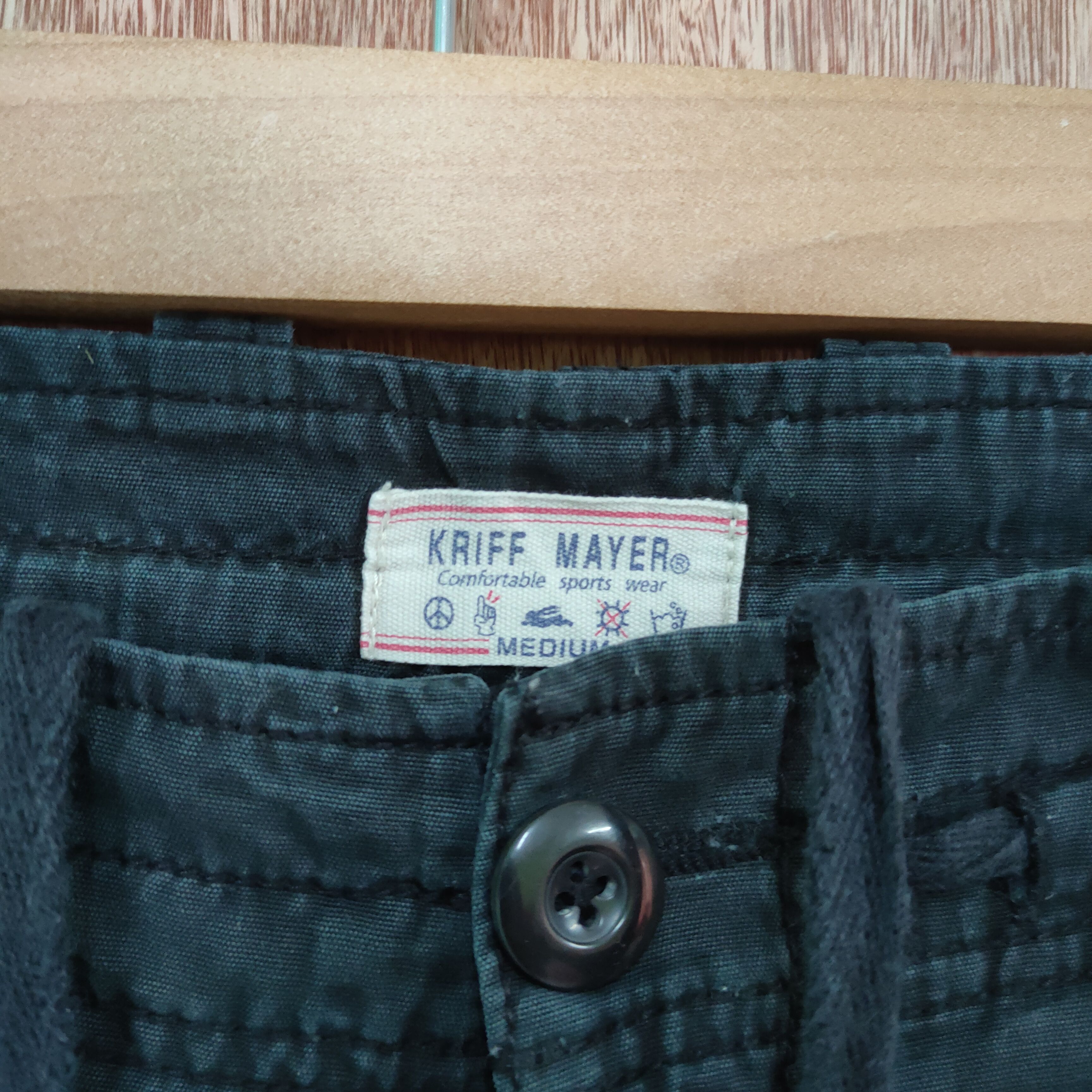 Japanese Brand VINTAGE KRIFF MAYER CARGO PANTS/ ZIP OPEN LEG Size US 32 / EU 48 - 4 Thumbnail