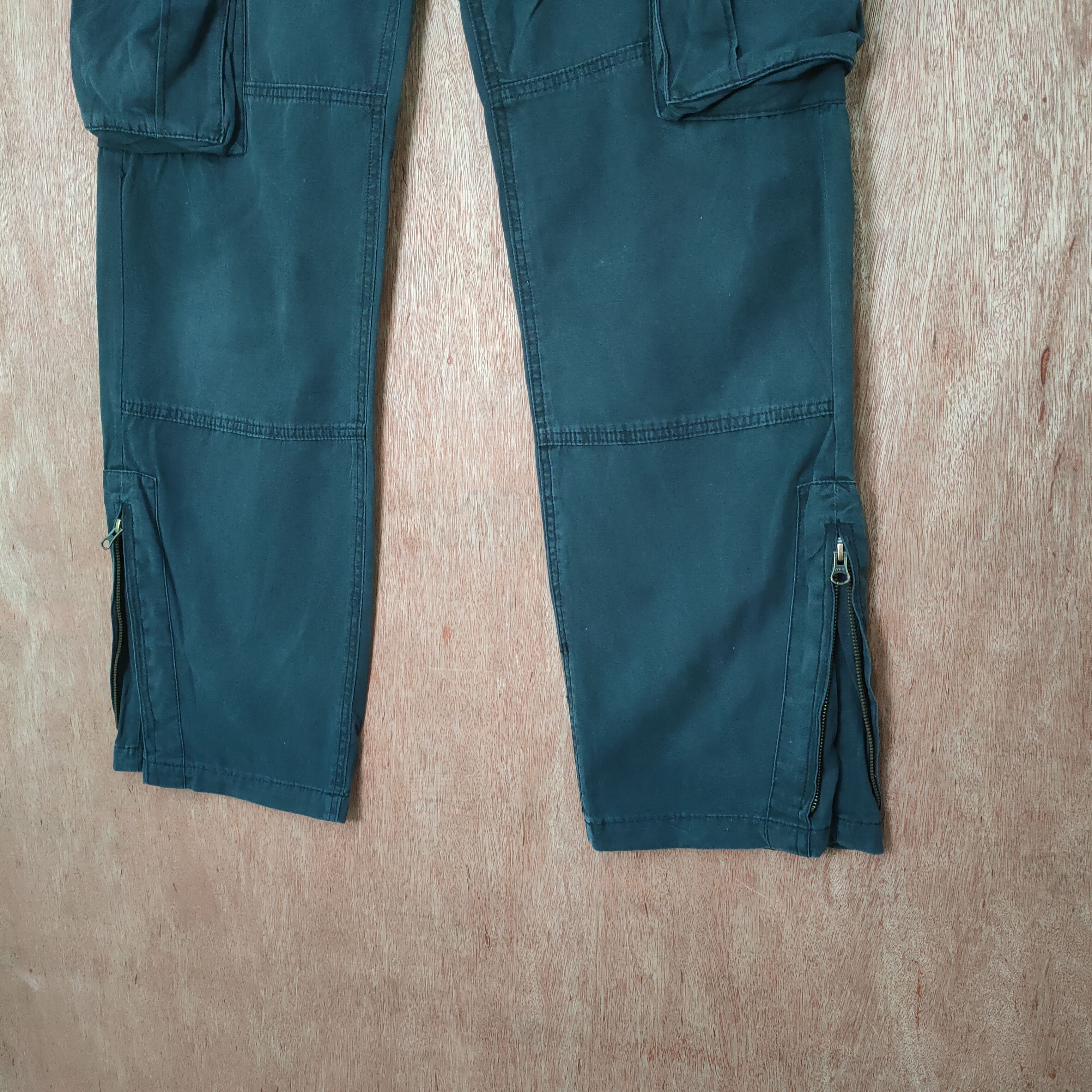 Japanese Brand VINTAGE KRIFF MAYER CARGO PANTS/ ZIP OPEN LEG Size US 32 / EU 48 - 3 Thumbnail