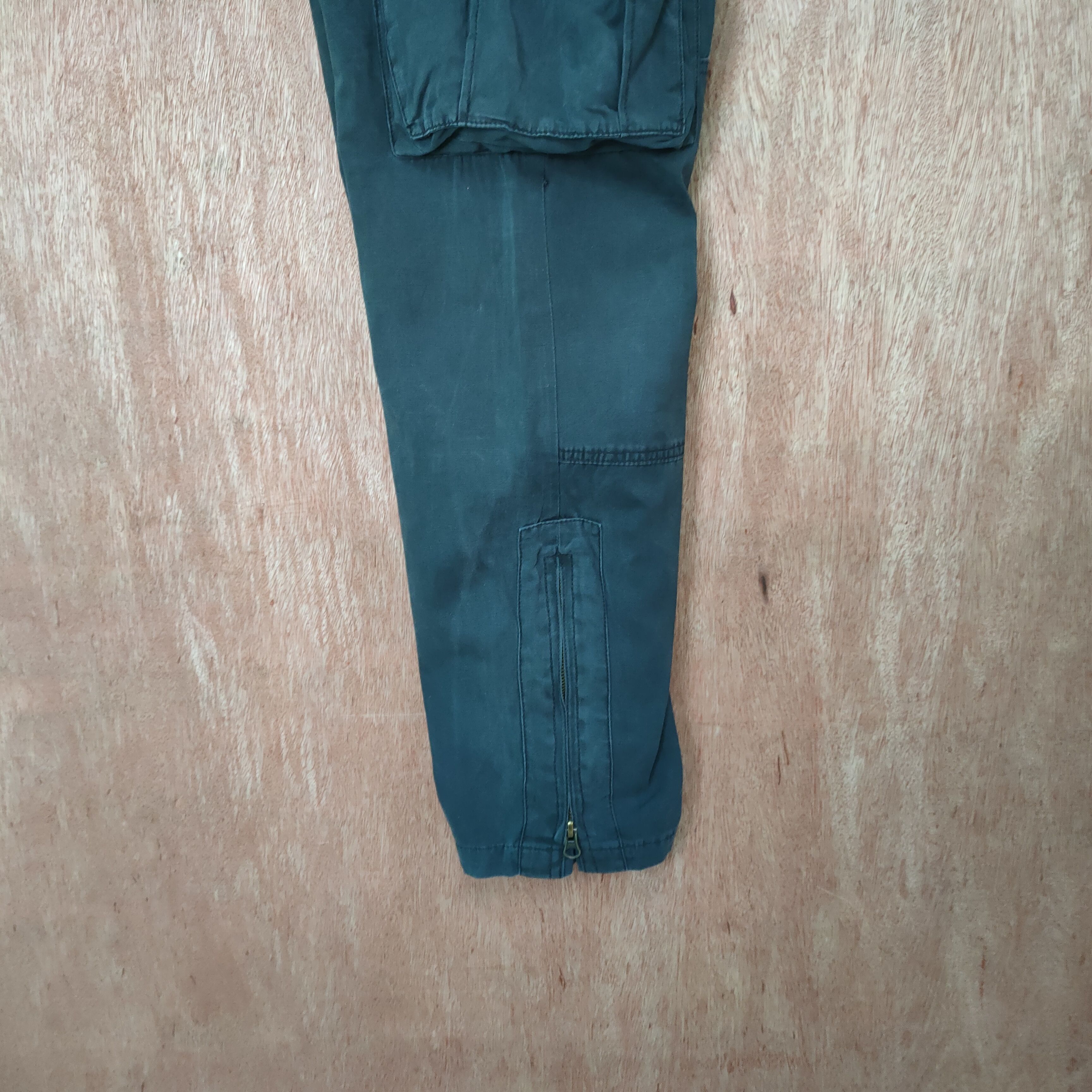 Japanese Brand VINTAGE KRIFF MAYER CARGO PANTS/ ZIP OPEN LEG Size US 32 / EU 48 - 15 Thumbnail