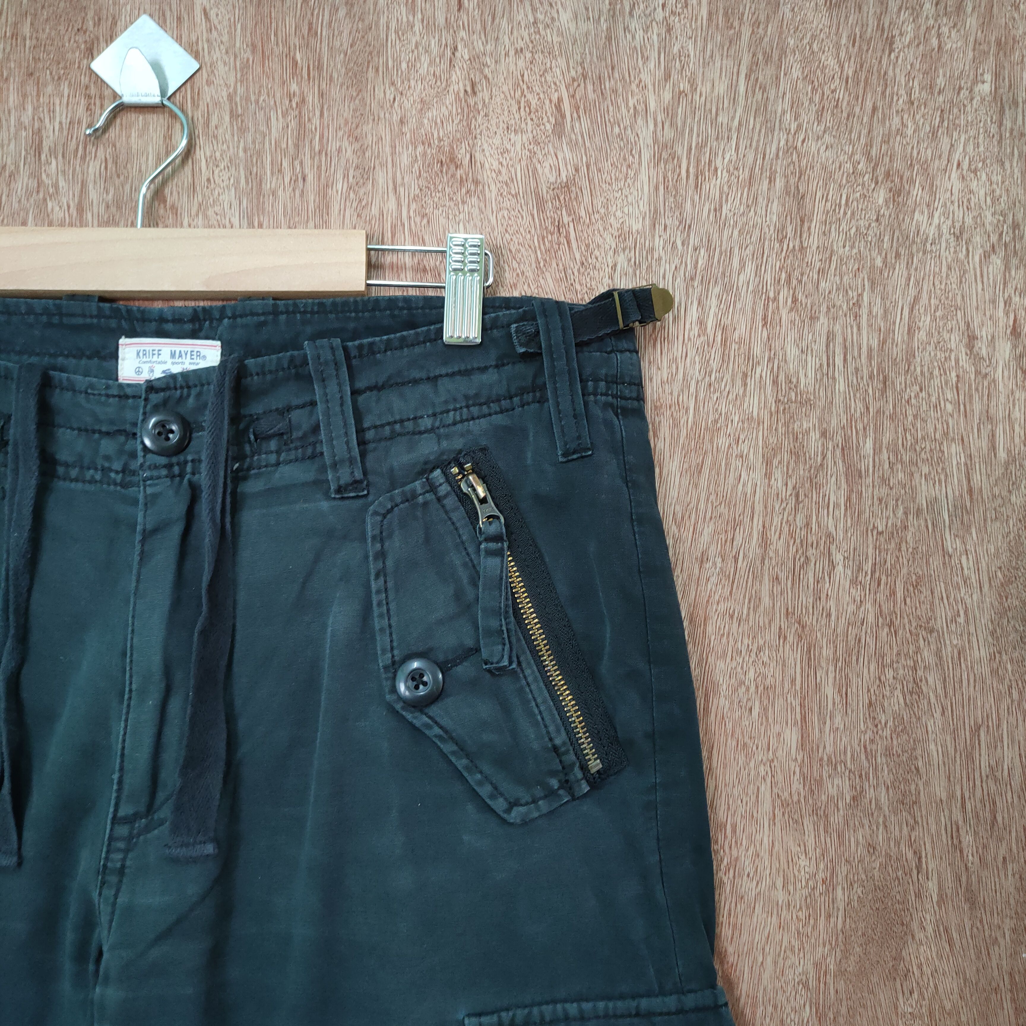 Japanese Brand VINTAGE KRIFF MAYER CARGO PANTS/ ZIP OPEN LEG Size US 32 / EU 48 - 8 Thumbnail
