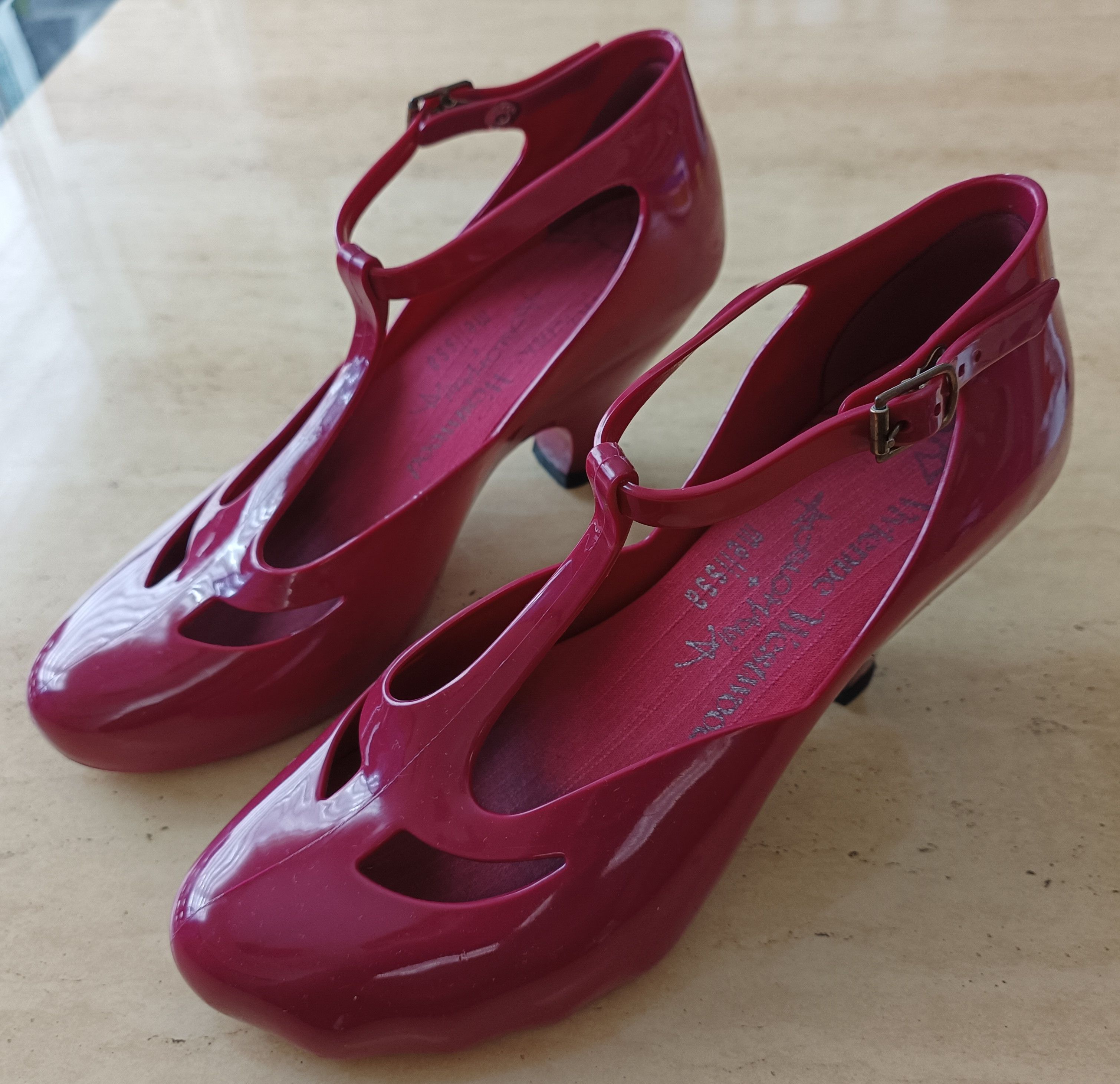 Melissa × Vivienne Westwood ❎ Vivienne Westwood Anglomania Melissa Heels Size US 7 / IT 37 - 3 Thumbnail