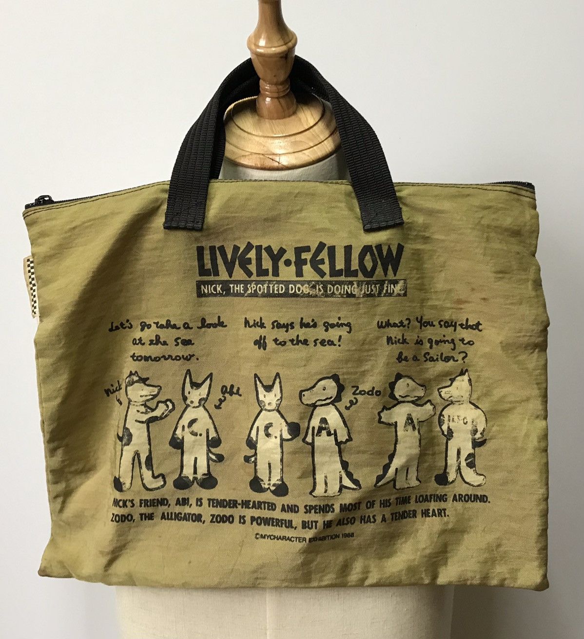 Vintage vintage 1988 mycharacter exhibition tote bag t3 Size ONE SIZE - 1 Thumbnail