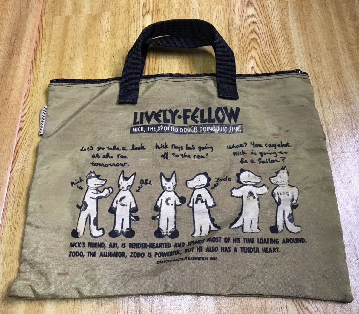 Vintage vintage 1988 mycharacter exhibition tote bag t3 Size ONE SIZE - 2 Thumbnail