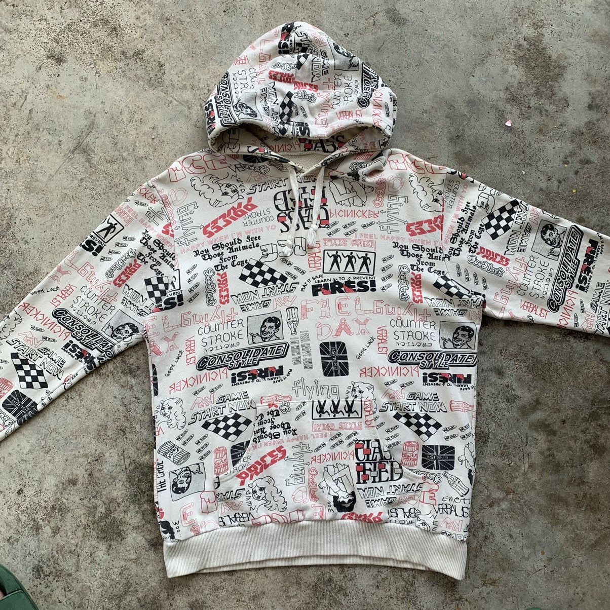 Japanese Brand Ovp all over printed hoodie Size US M / EU 48-50 / 2 - 3 Thumbnail