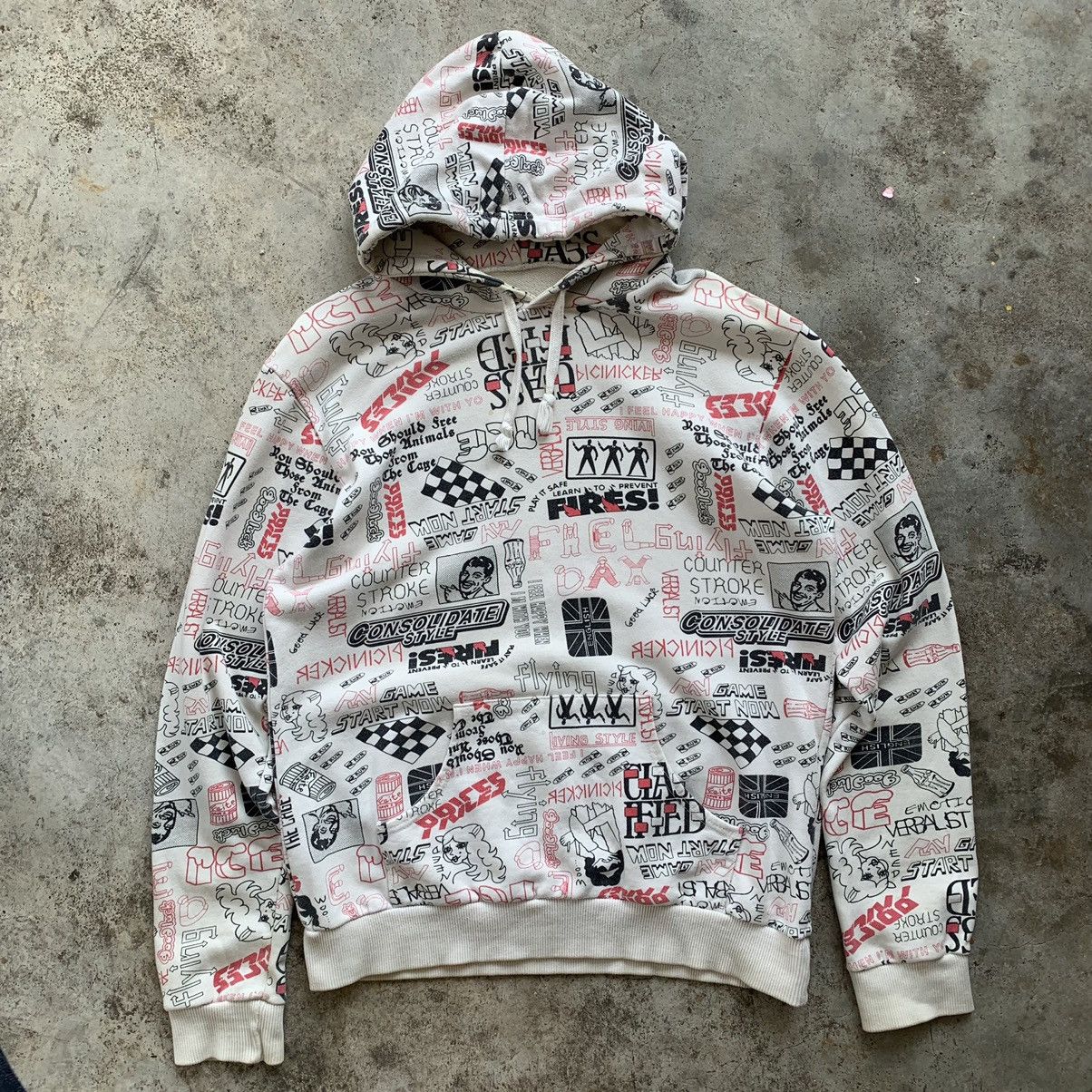 Japanese Brand Ovp all over printed hoodie Size US M / EU 48-50 / 2 - 7 Thumbnail