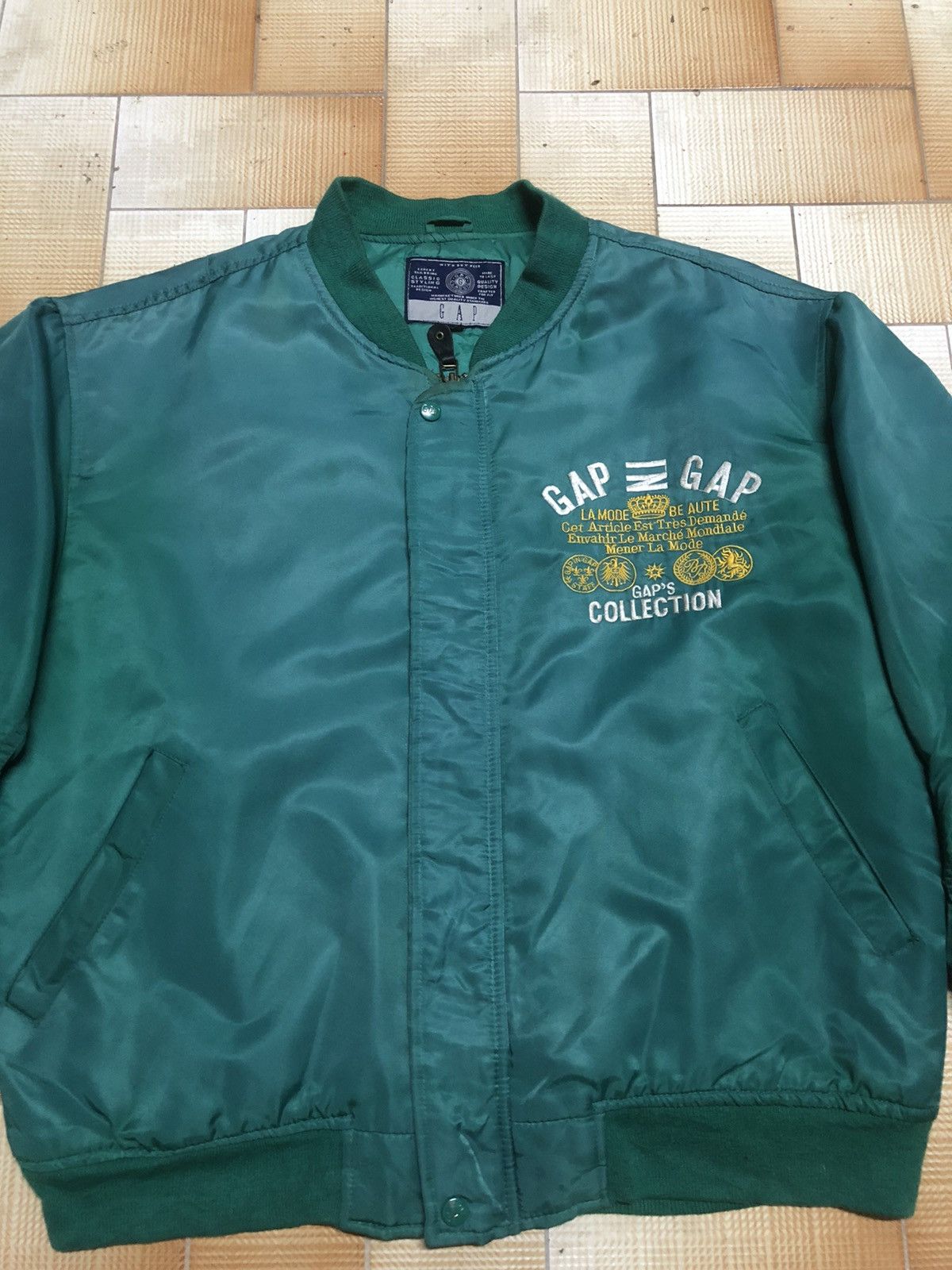 Gap Vintage Bomber GAP Collection BIGGEST SPellout L Size US L / EU 52-54 / 3 - 8 Thumbnail