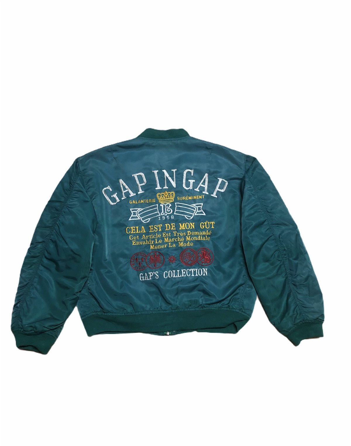 Gap Vintage Bomber GAP Collection BIGGEST SPellout L Size US L / EU 52-54 / 3 - 4 Thumbnail