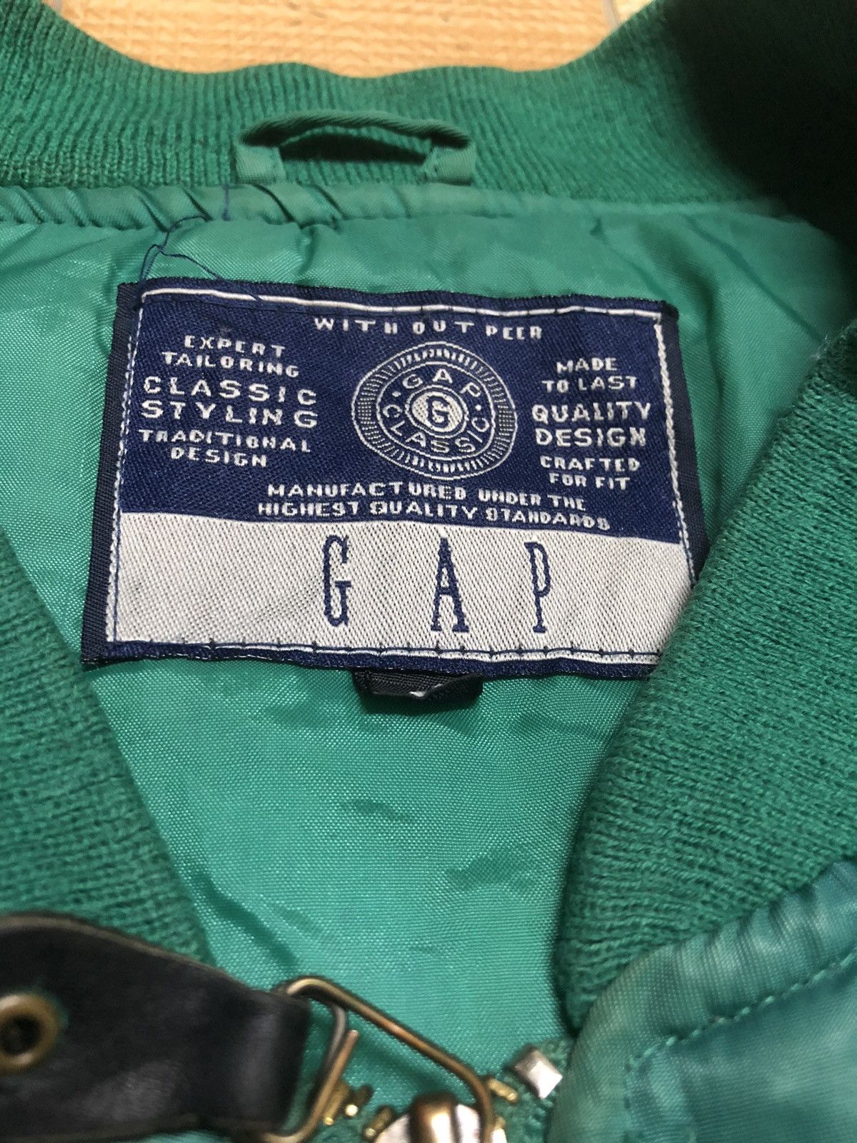 Gap Vintage Bomber GAP Collection BIGGEST SPellout L Size US L / EU 52-54 / 3 - 5 Thumbnail