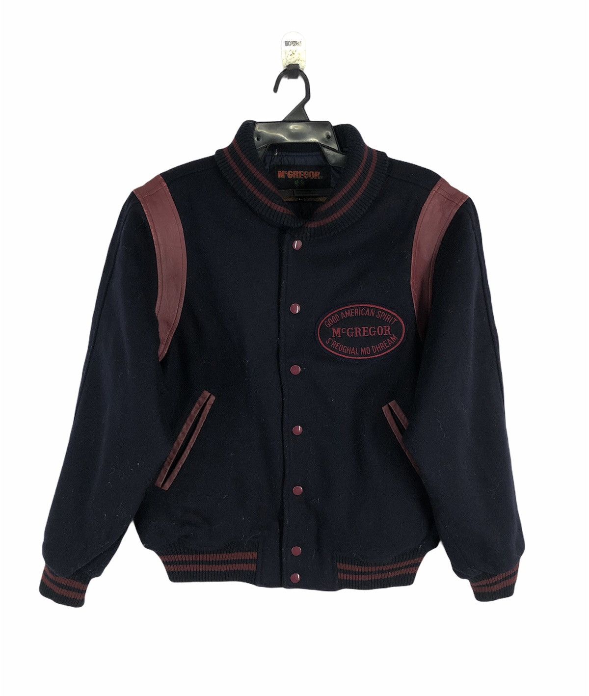 McGregor × Vintage Vintage Mcgregor Good American Spirit Varsity Jacket cw21 Size US L / EU 52-54 / 3 - 1 Thumbnail