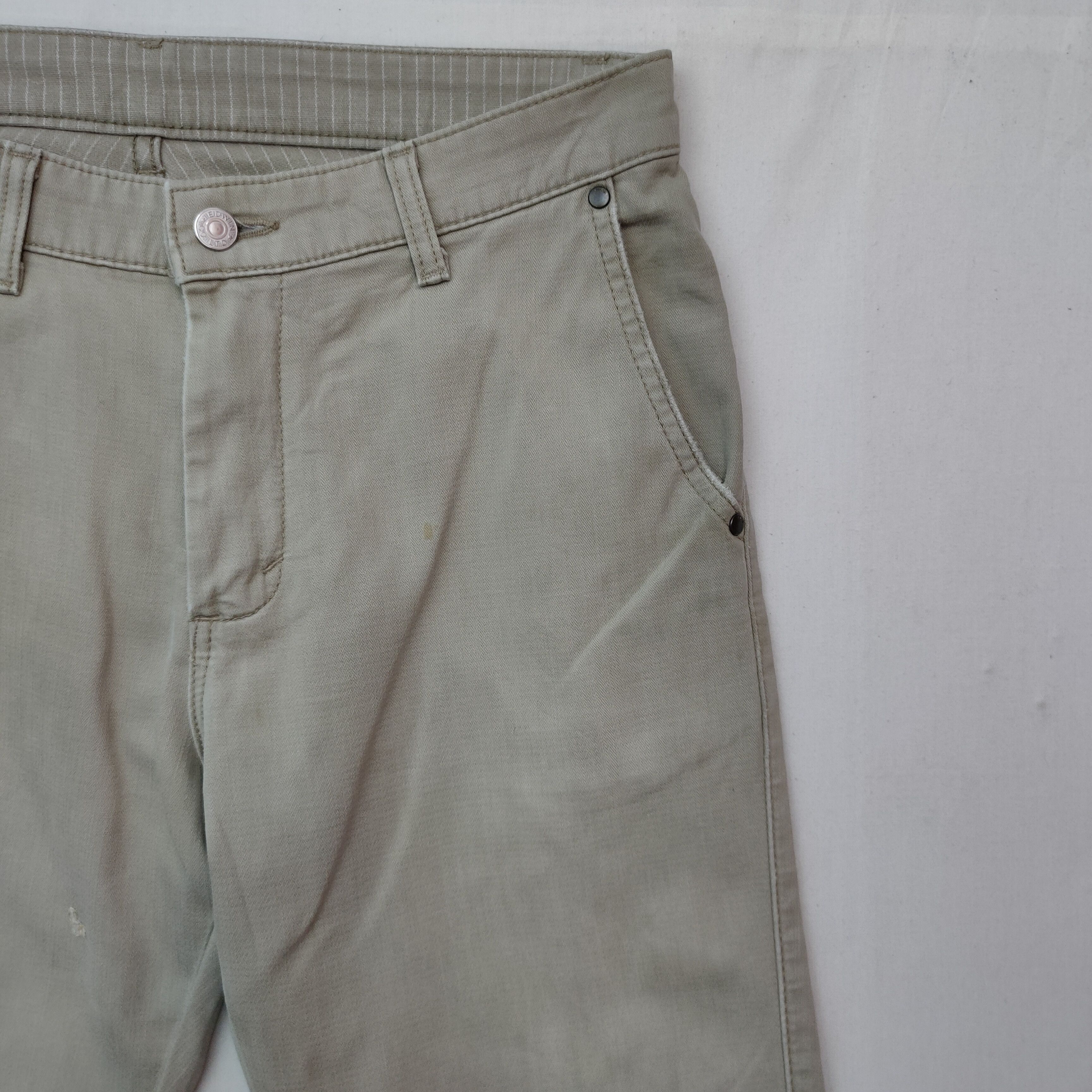 Edwin Vintage EDWIN Khaki Casual Pants Size US 31 - 5 Thumbnail