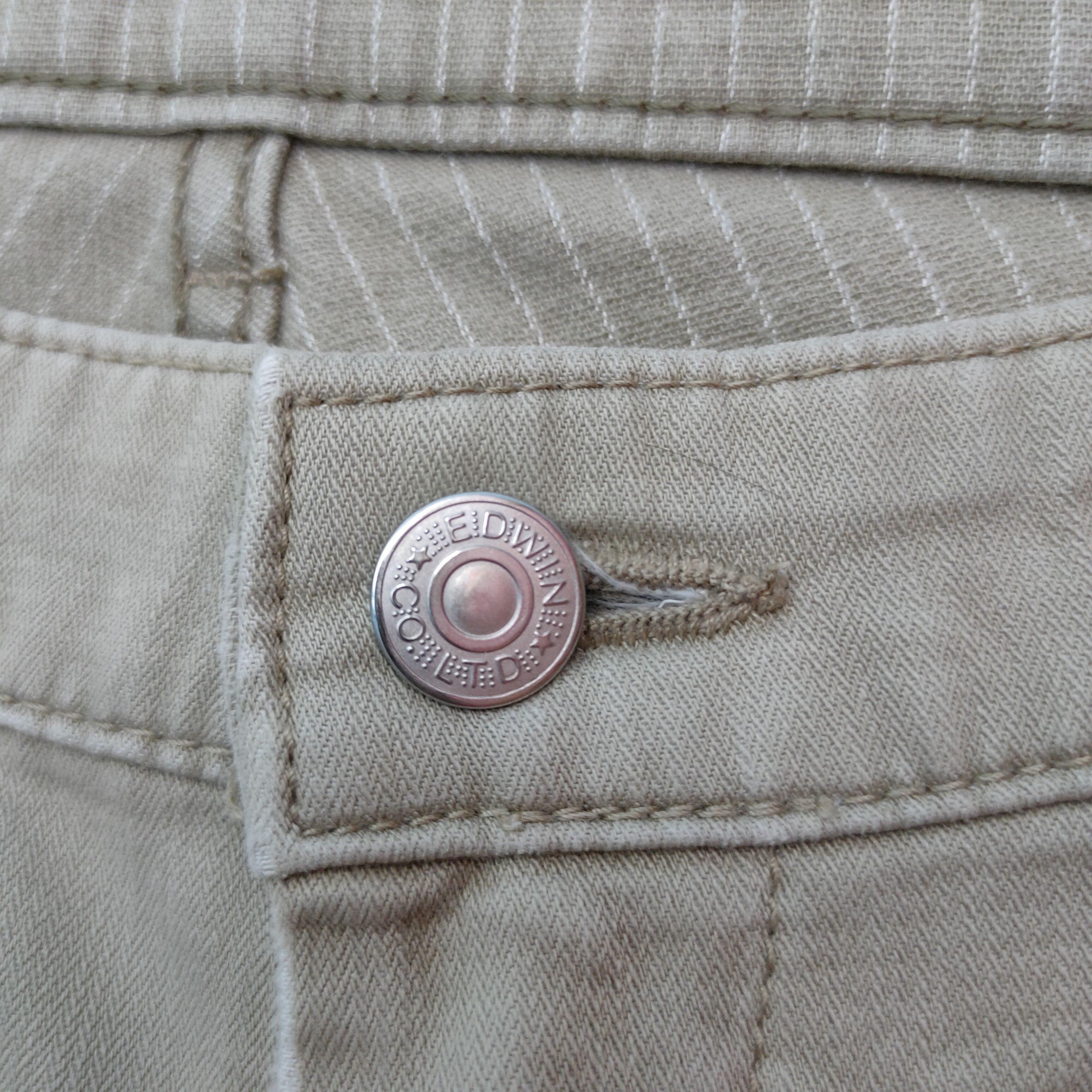 Edwin Vintage EDWIN Khaki Casual Pants Size US 31 - 9 Thumbnail