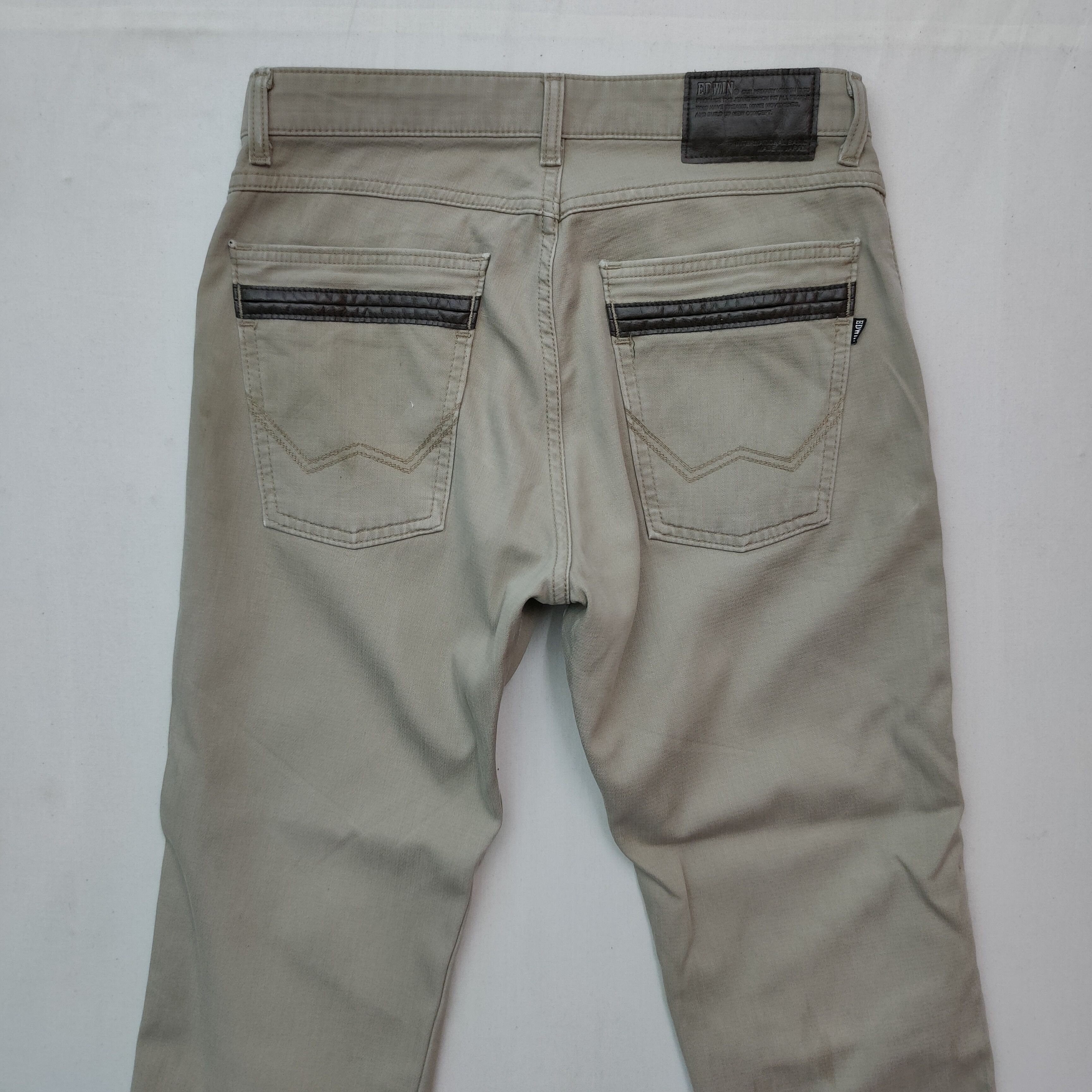 Edwin Vintage EDWIN Khaki Casual Pants Size US 31 - 14 Thumbnail