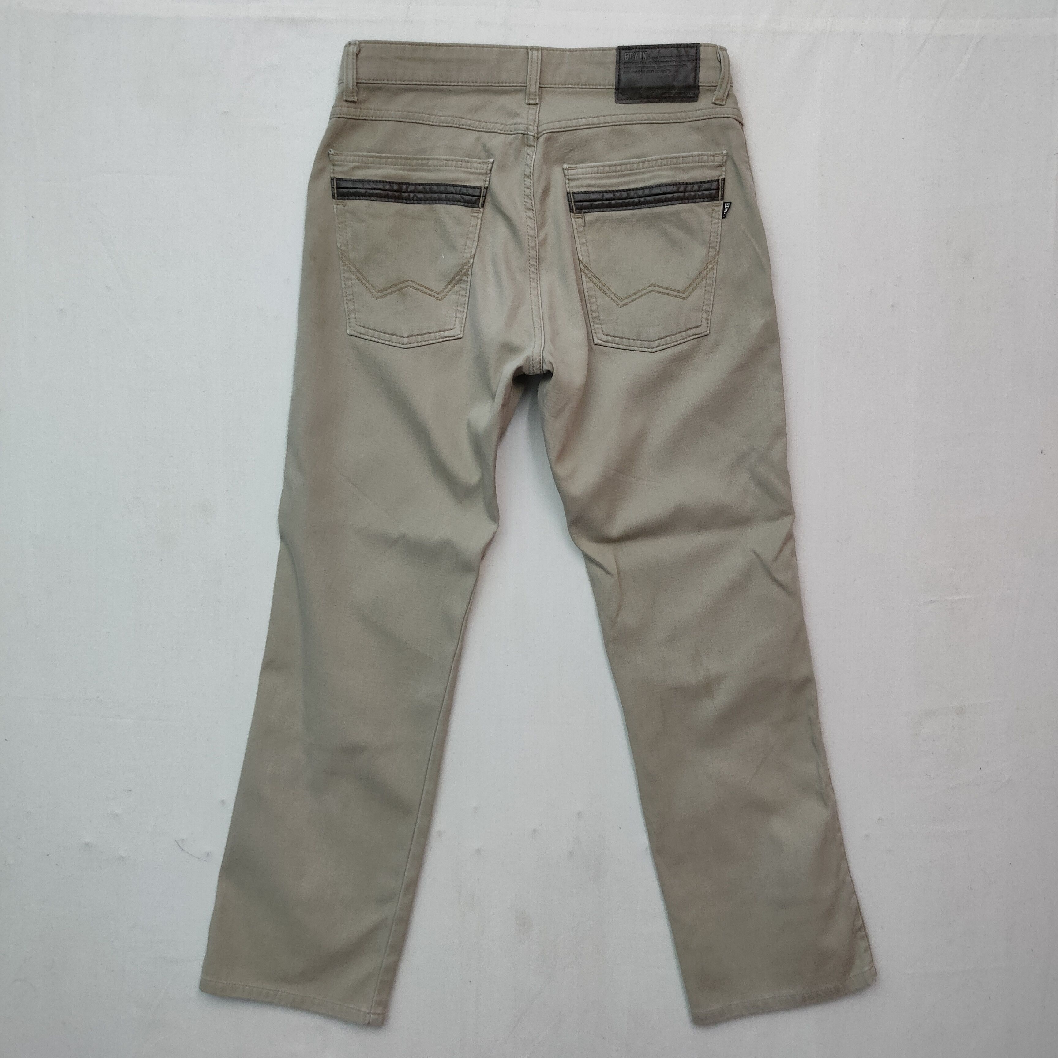 Edwin Vintage EDWIN Khaki Casual Pants Size US 31 - 15 Thumbnail
