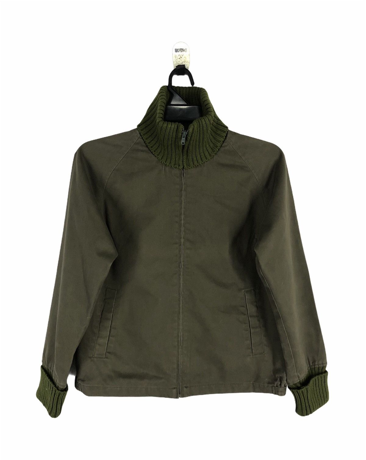image of Beams Plus Vintage Ray Beams Zipper Jacket Cw21 in Green, Men's (Size Medium)