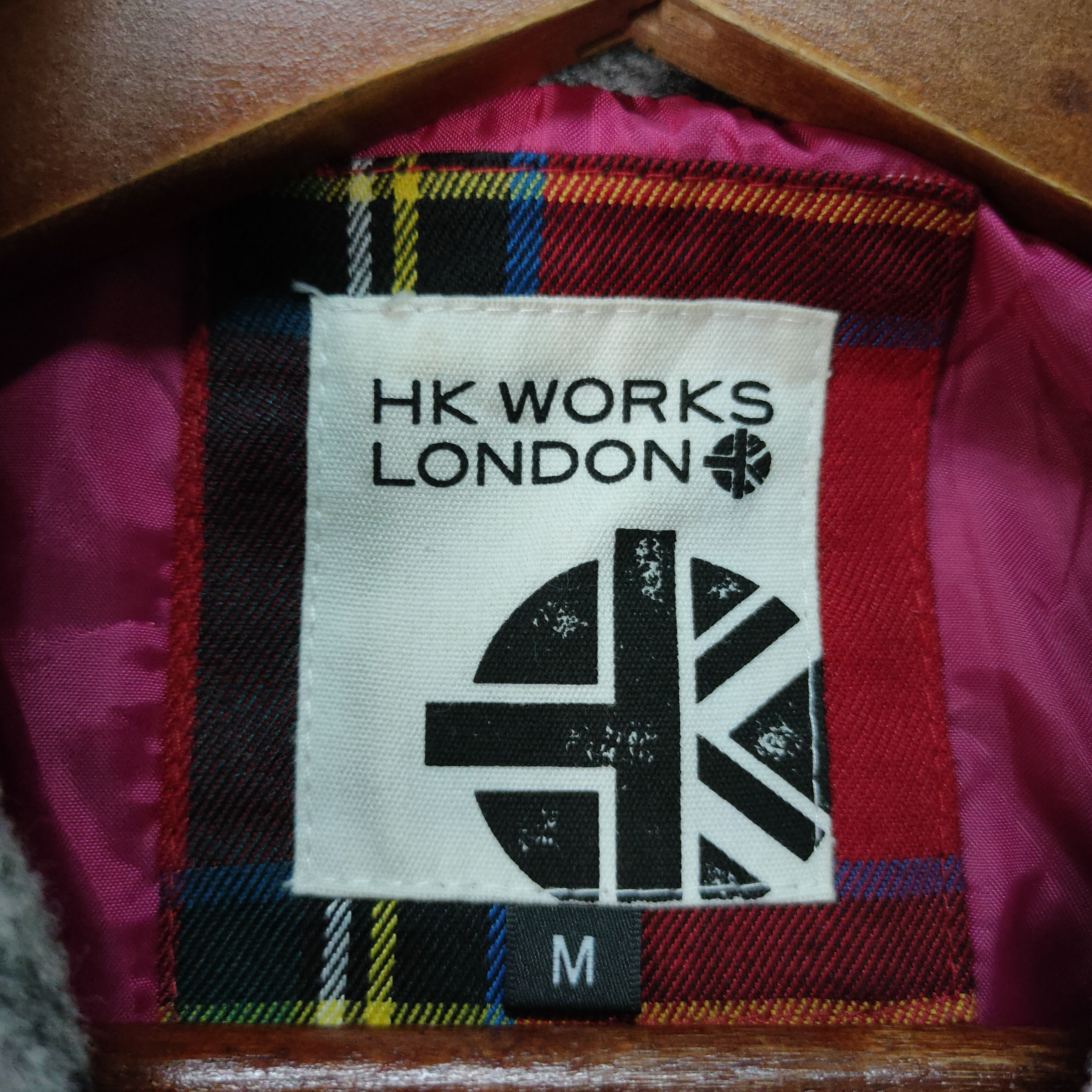 Designer × Hiroko Koshino Homme × Japanese Brand VINTAGE HK WORK LONDON CHEECKRED BUTTON UPS JACKET Size US S / EU 44-46 / 1 - 9 Thumbnail