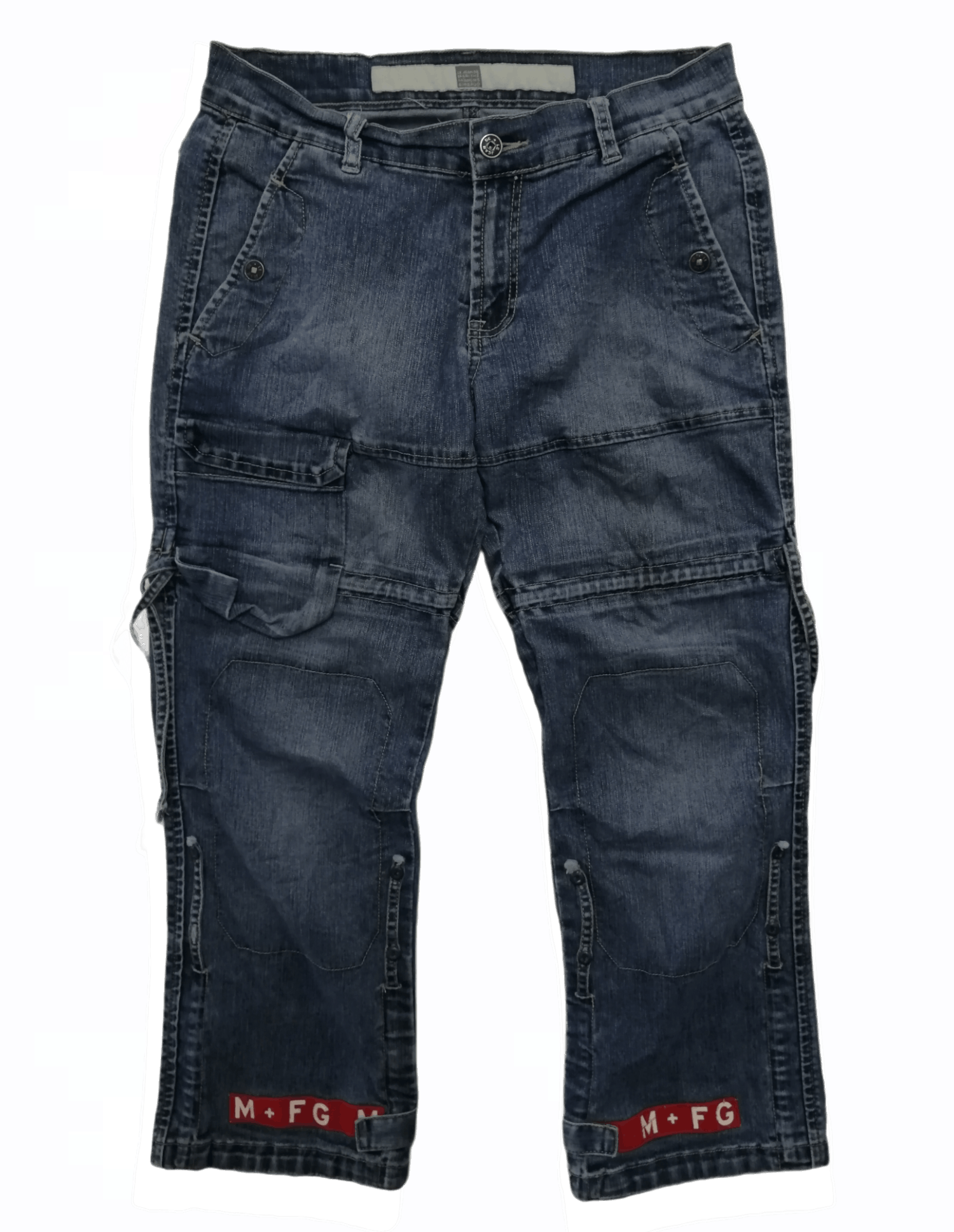 Marithe + Francois Girbaud MARITHE FRANCOIS GIRBAUD Cropped Jeans Size US 29 - 1 Thumbnail