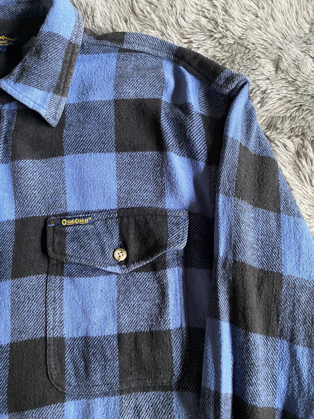 Japanese Brand × Oshkosh Oshkosh Flannel Shirt Size US L / EU 52-54 / 3 - 3 Thumbnail