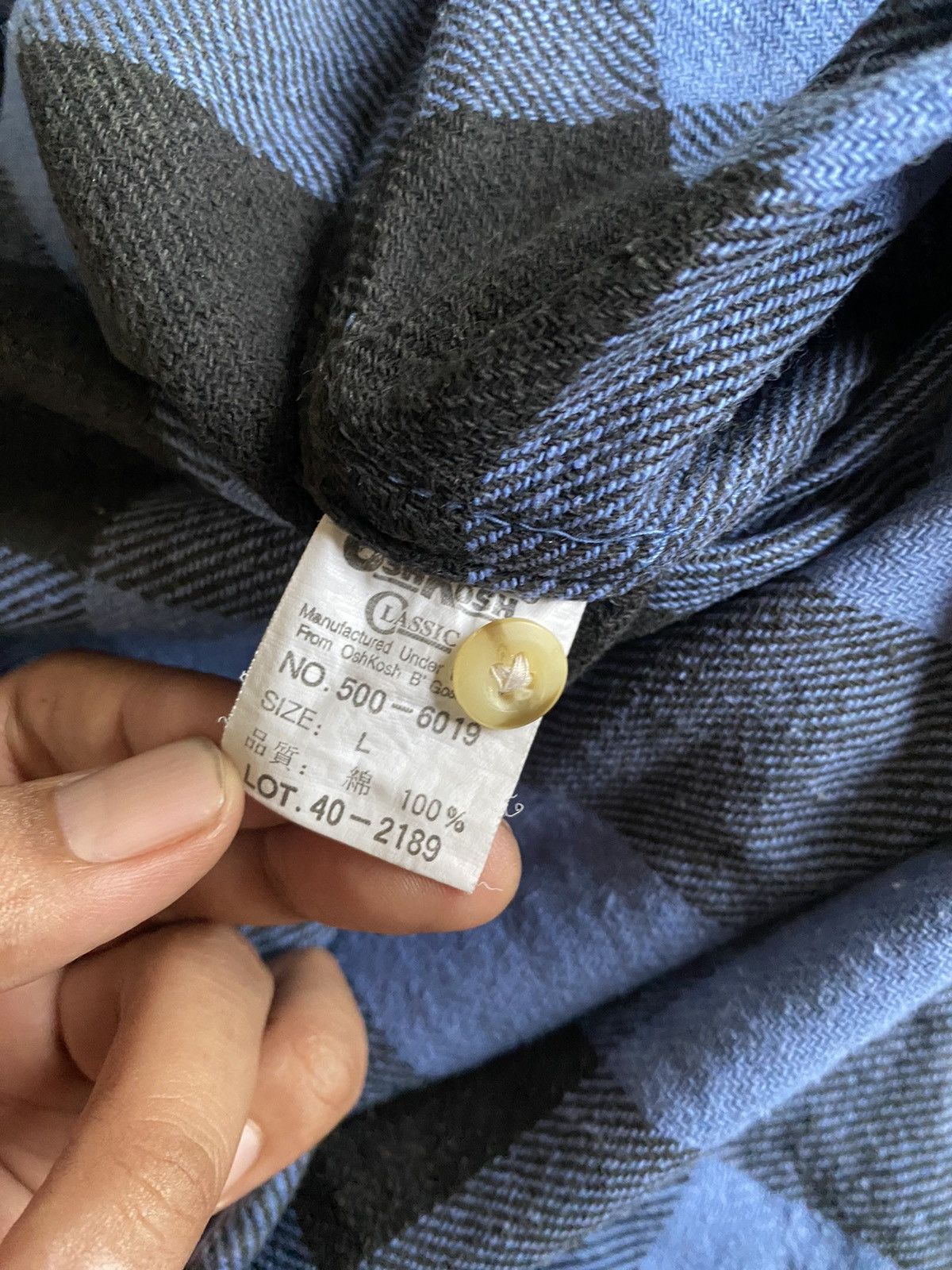 Japanese Brand × Oshkosh Oshkosh Flannel Shirt Size US L / EU 52-54 / 3 - 4 Thumbnail