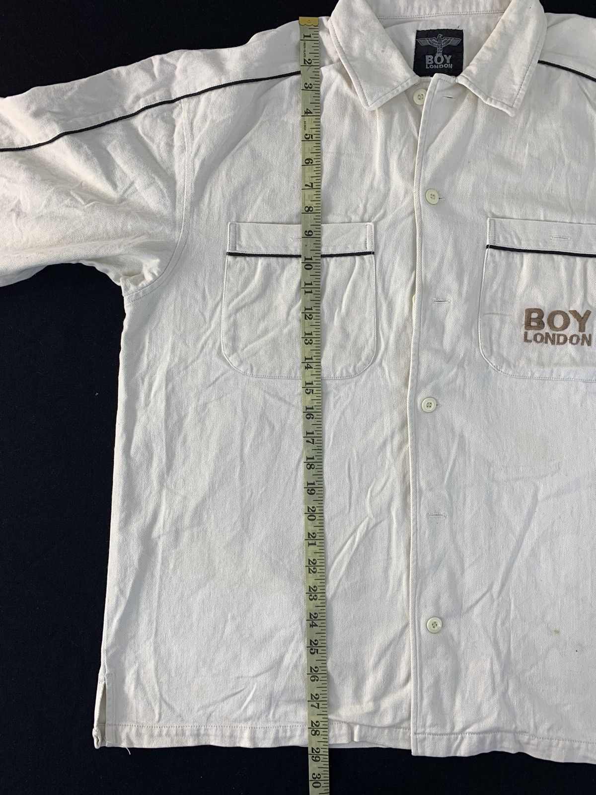 Boy London 90s Boy London Double Pocket Button Up Embroidery Logo Size US XL / EU 56 / 4 - 7 Thumbnail