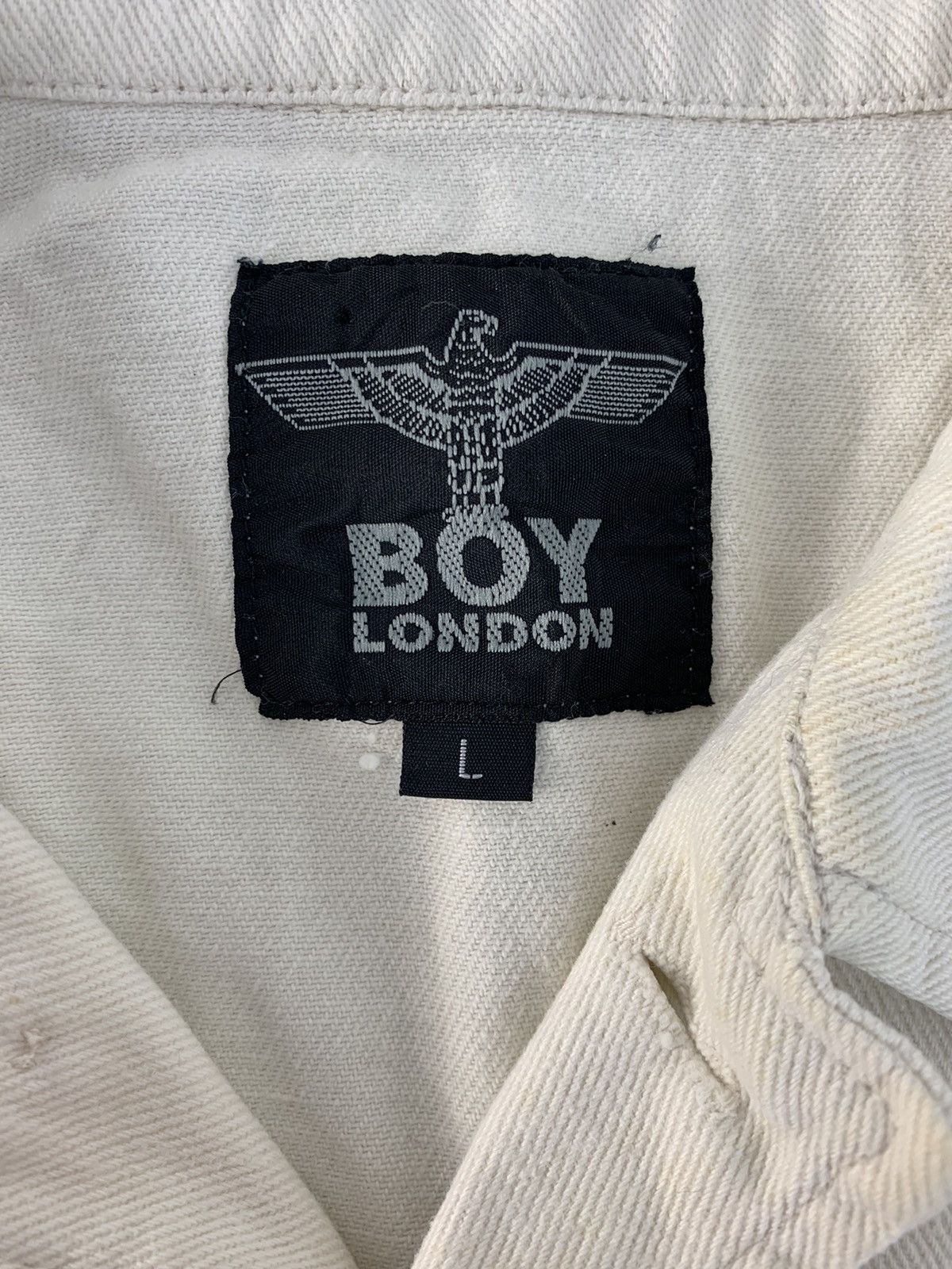 Boy London 90s Boy London Double Pocket Button Up Embroidery Logo Size US XL / EU 56 / 4 - 4 Thumbnail