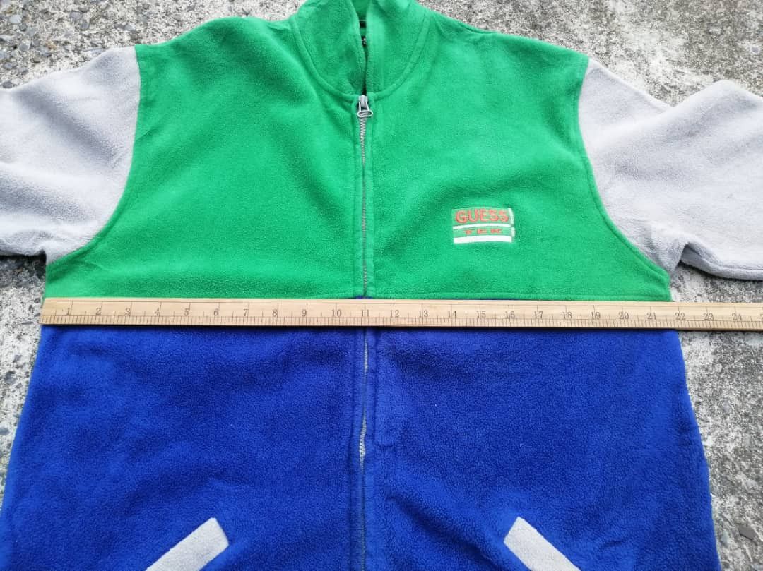 Guess × Vintage Vintage Guess Embroidered Fleech Jacket Size US M / EU 48-50 / 2 - 5 Thumbnail