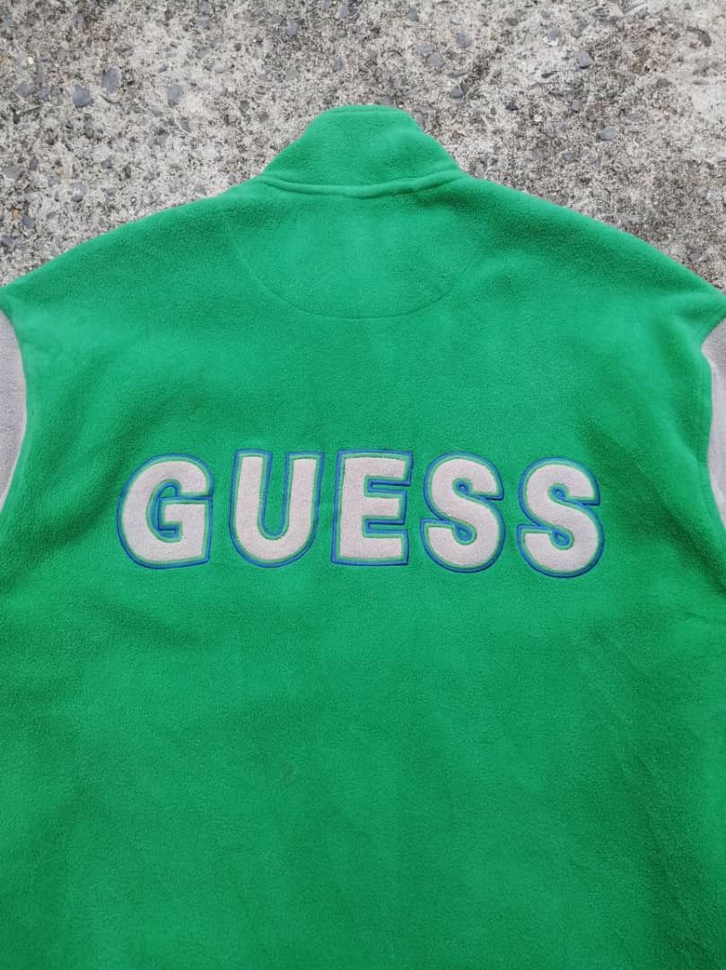 Guess × Vintage Vintage Guess Embroidered Fleech Jacket Size US M / EU 48-50 / 2 - 3 Thumbnail