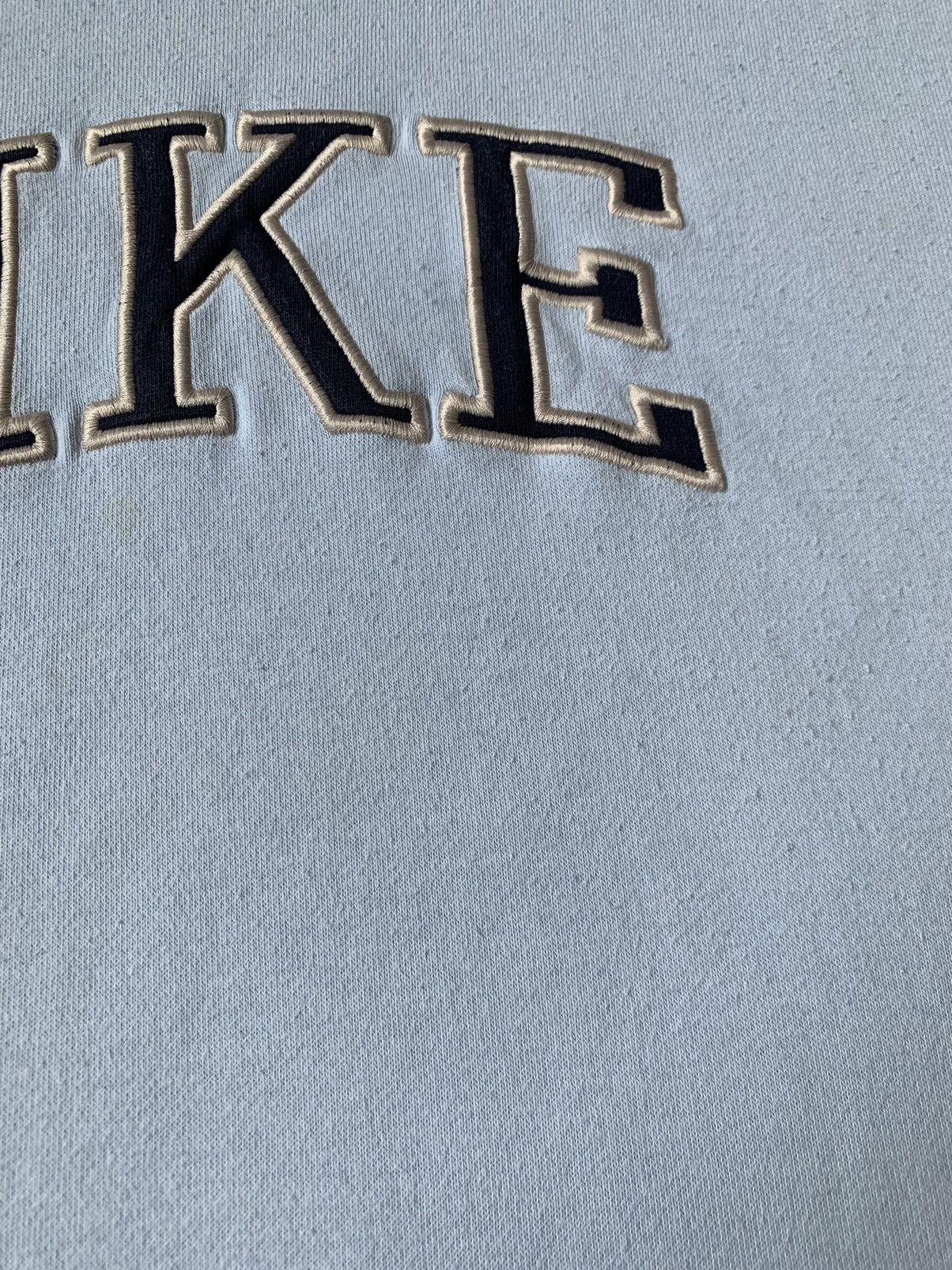 Nike NIKE BABY BLUE SPELLOUT BIG LOGO Y2K SWEATSHIRT Size US XXL / EU 58 / 5 - 11 Thumbnail
