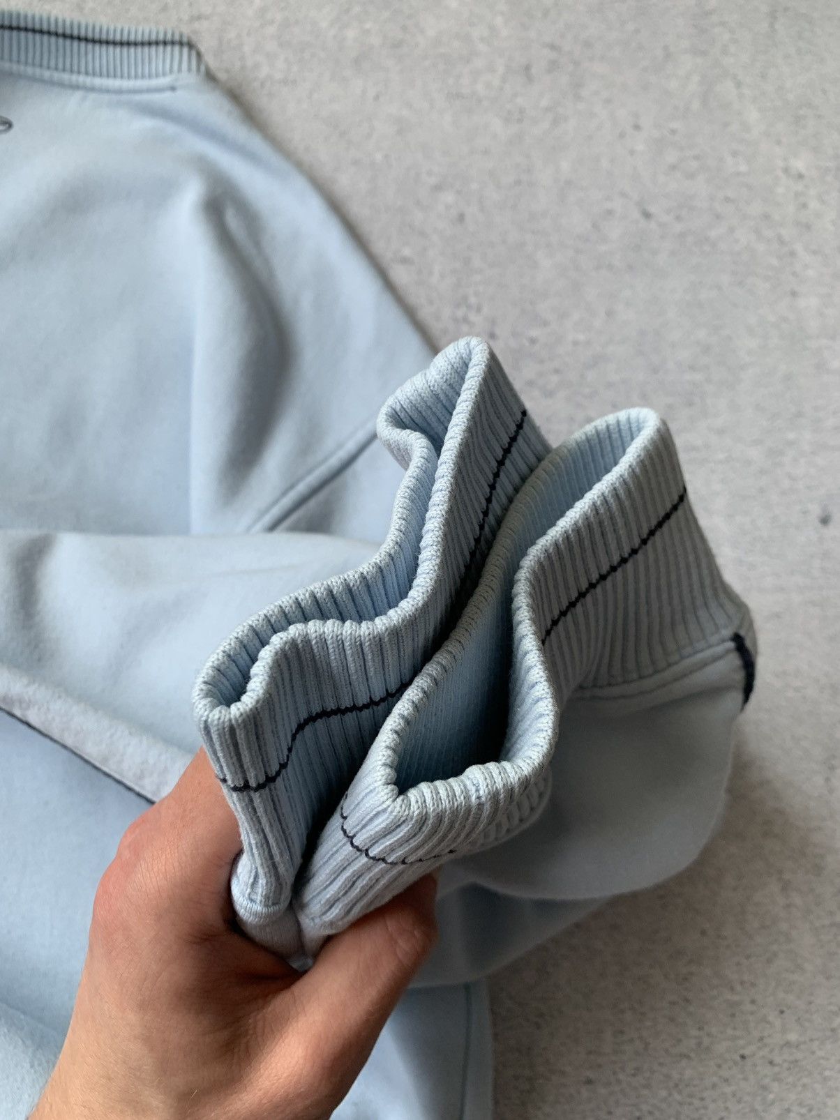 Nike NIKE BABY BLUE SPELLOUT BIG LOGO Y2K SWEATSHIRT Size US XXL / EU 58 / 5 - 6 Thumbnail