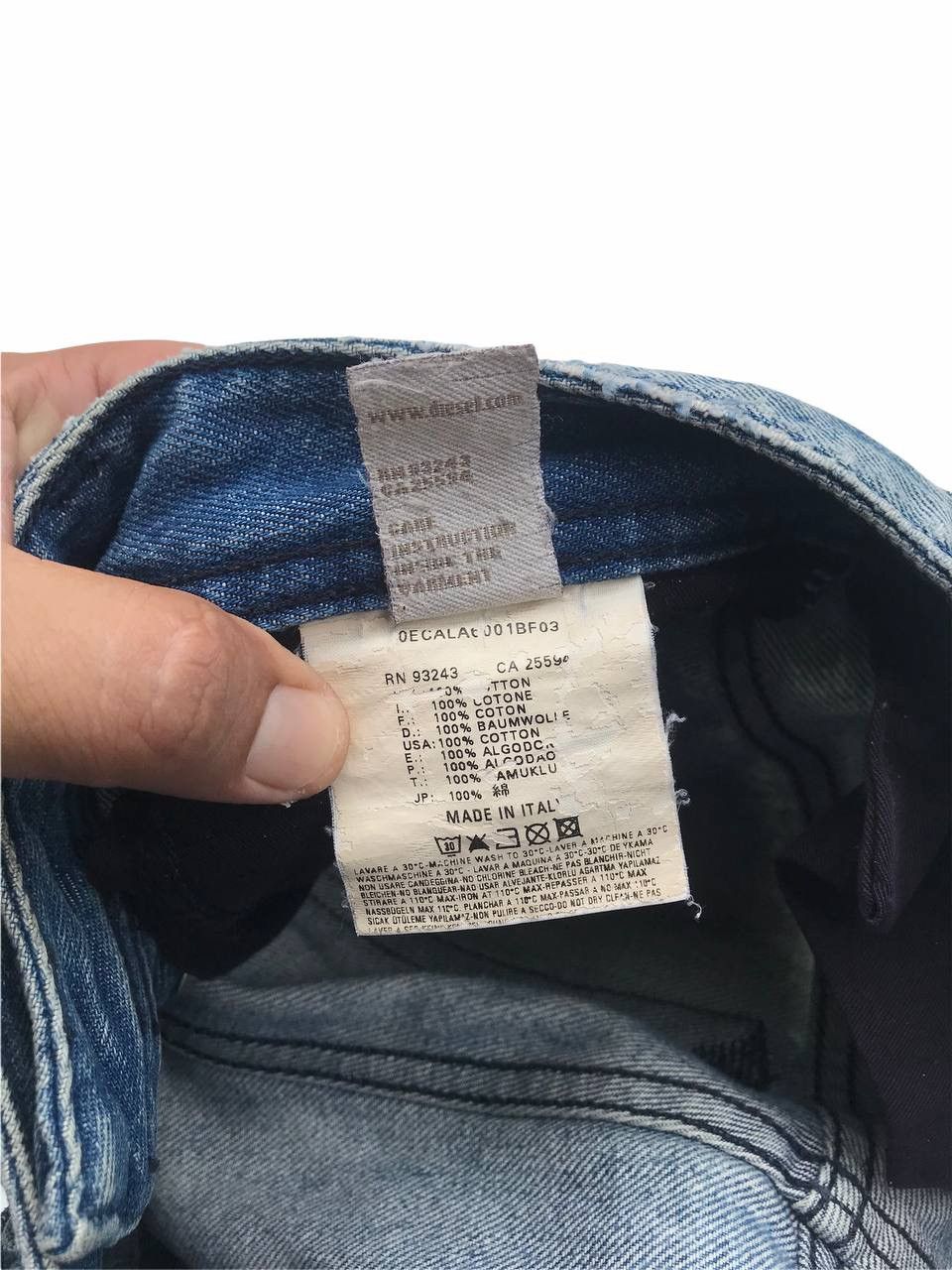 Diesel Diesel Italy Ripped Distressed Denim Fashion Pants Size US 29 - 14 Thumbnail