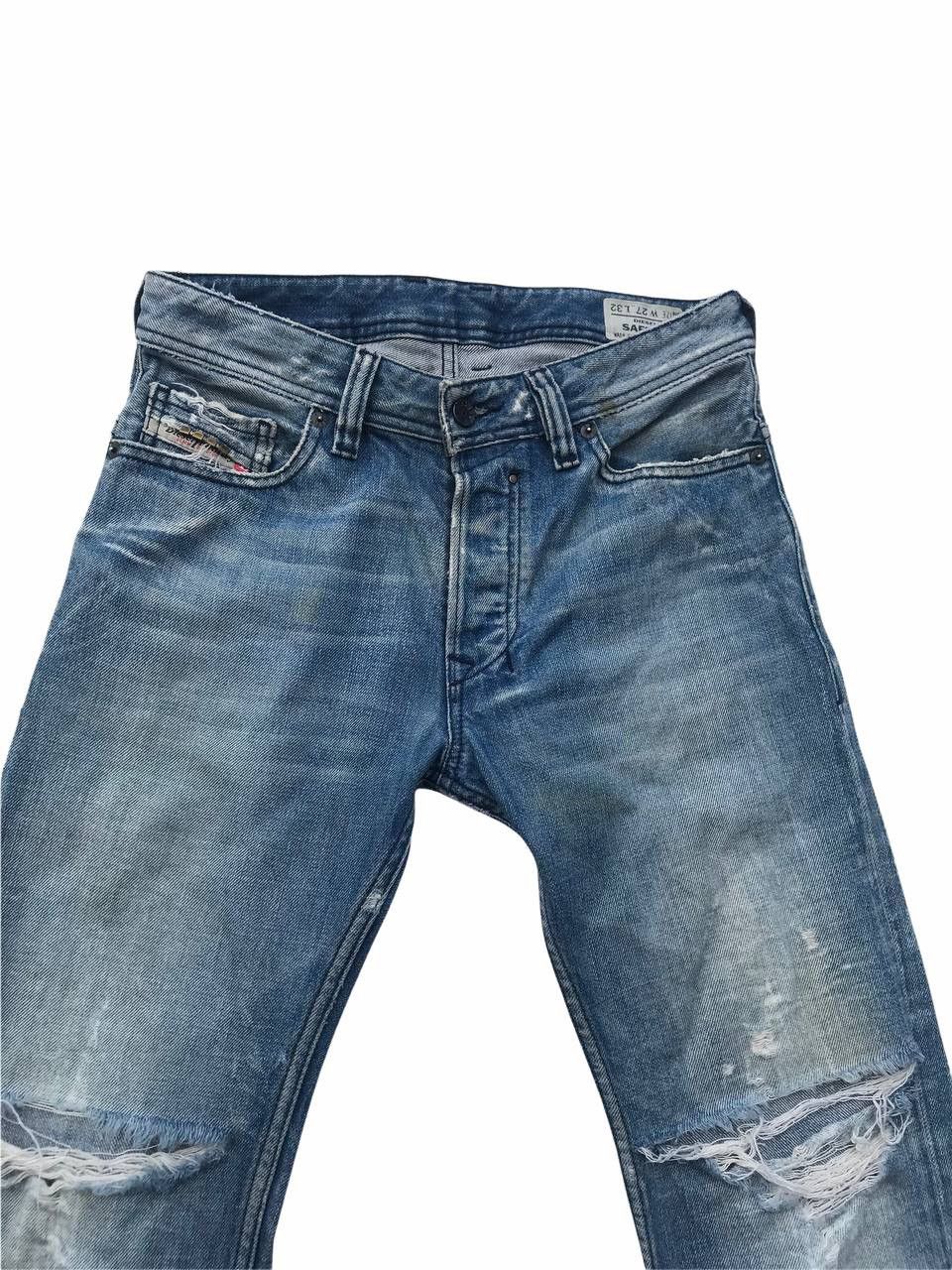 Diesel Diesel Italy Ripped Distressed Denim Fashion Pants Size US 29 - 3 Thumbnail