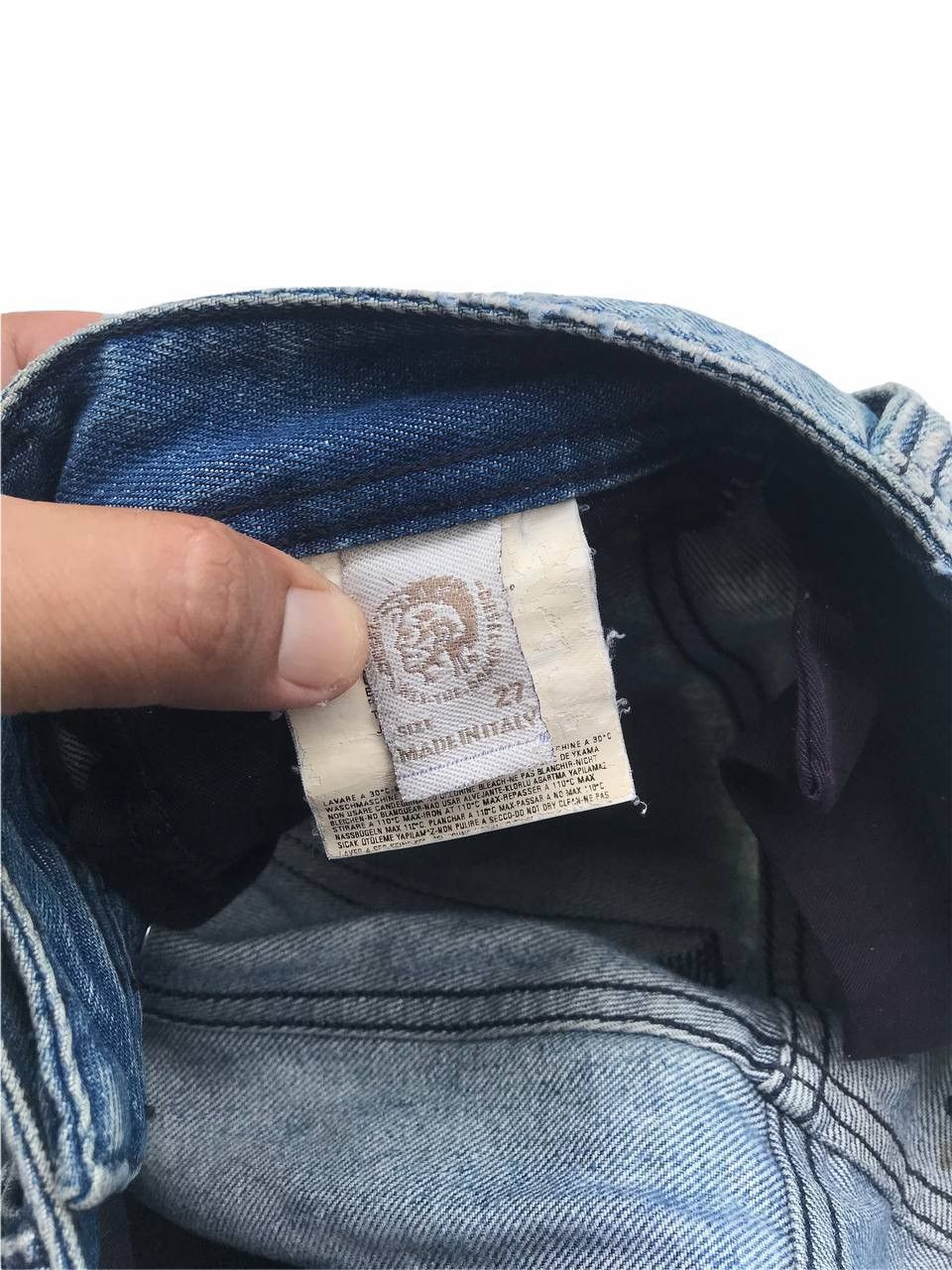 Diesel Diesel Italy Ripped Distressed Denim Fashion Pants Size US 29 - 13 Thumbnail