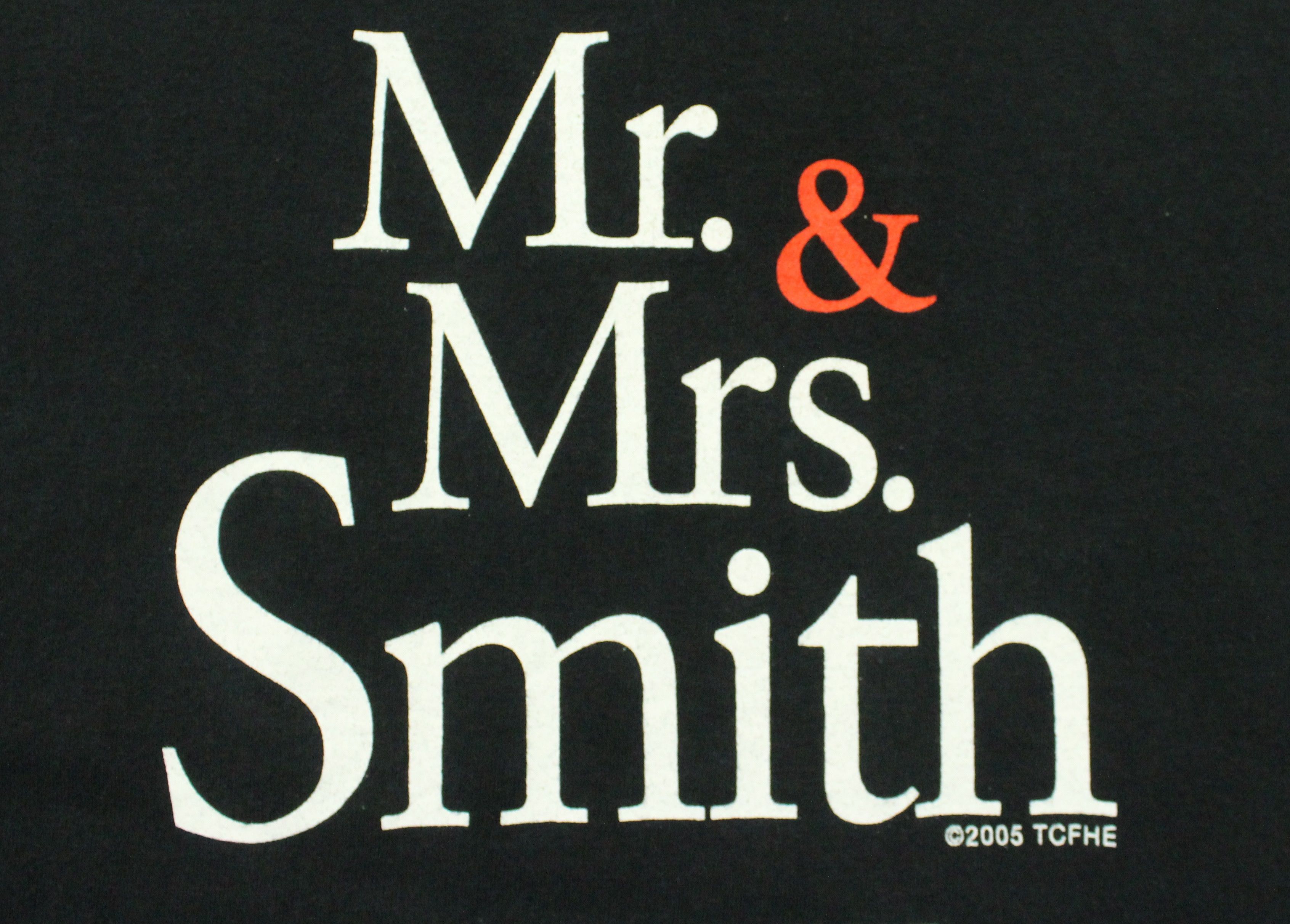 Vintage Vintage Mr. & Mrs. Smith T Shirt Size US L / EU 52-54 / 3 - 11 Thumbnail