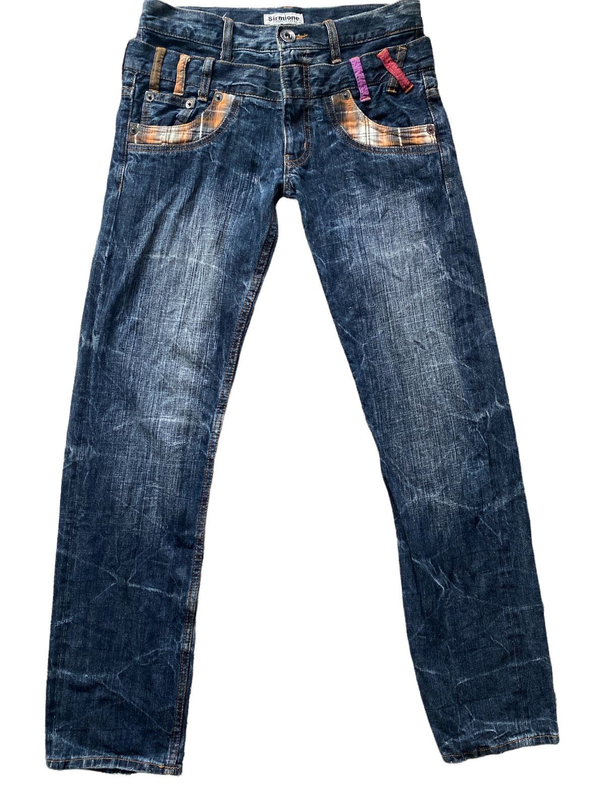 Japanese Brand × Vintage Vintage Sirmione Double Waist Jeans Size US 28 / EU 44 - 1 Thumbnail