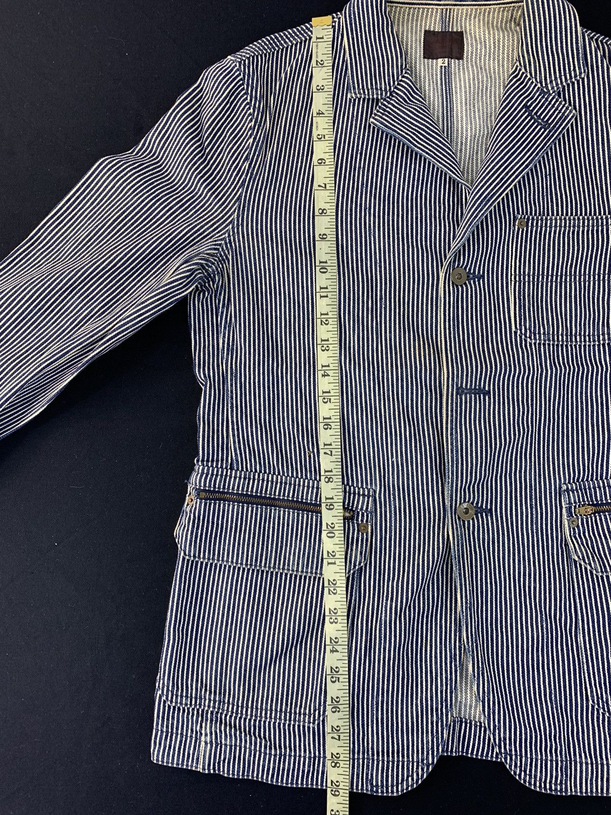Takeo Kikuchi 90s Takeo Kikuchi Hickory Multipocket Coat Jacket Size US M / EU 48-50 / 2 - 6 Thumbnail
