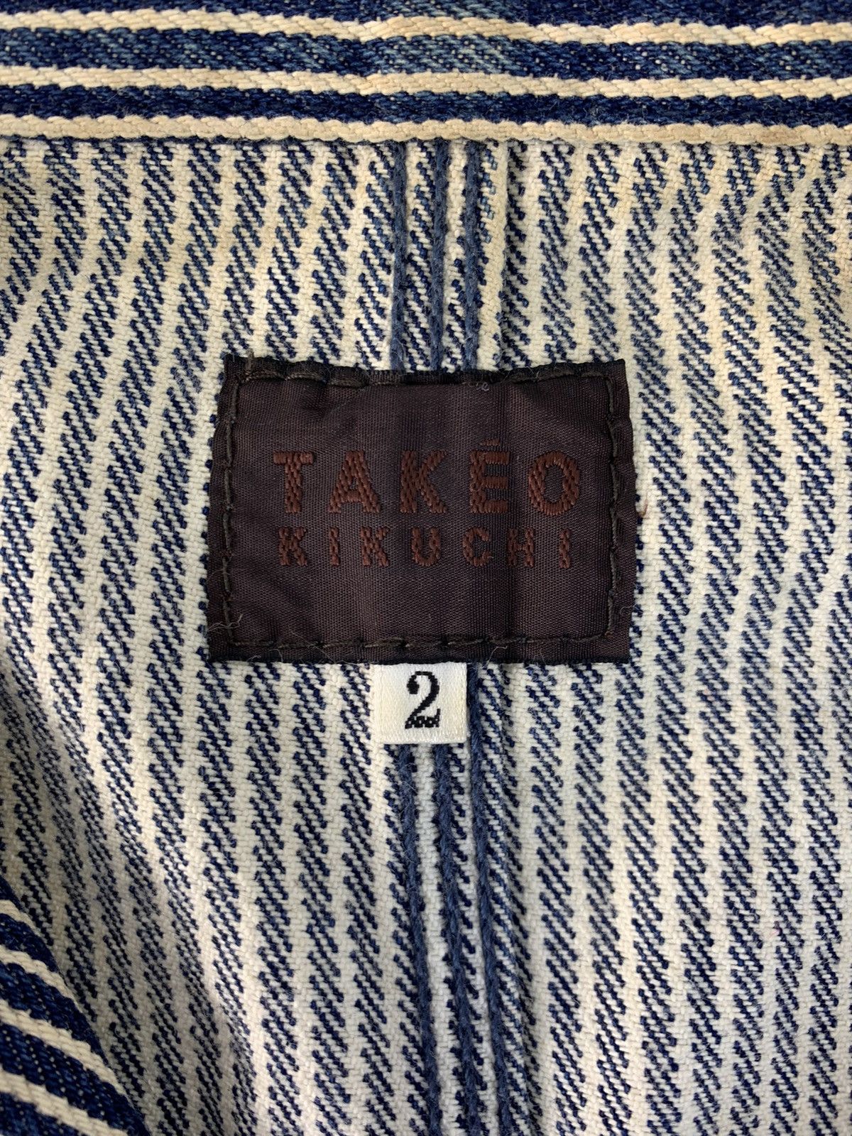 Takeo Kikuchi 90s Takeo Kikuchi Hickory Multipocket Coat Jacket Size US M / EU 48-50 / 2 - 3 Thumbnail