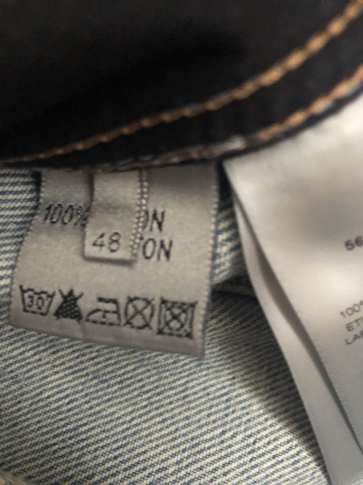 Dior × Kris Van Assche Dior Scribble Denim Vest Size US M / EU 48-50 / 2 - 4 Thumbnail