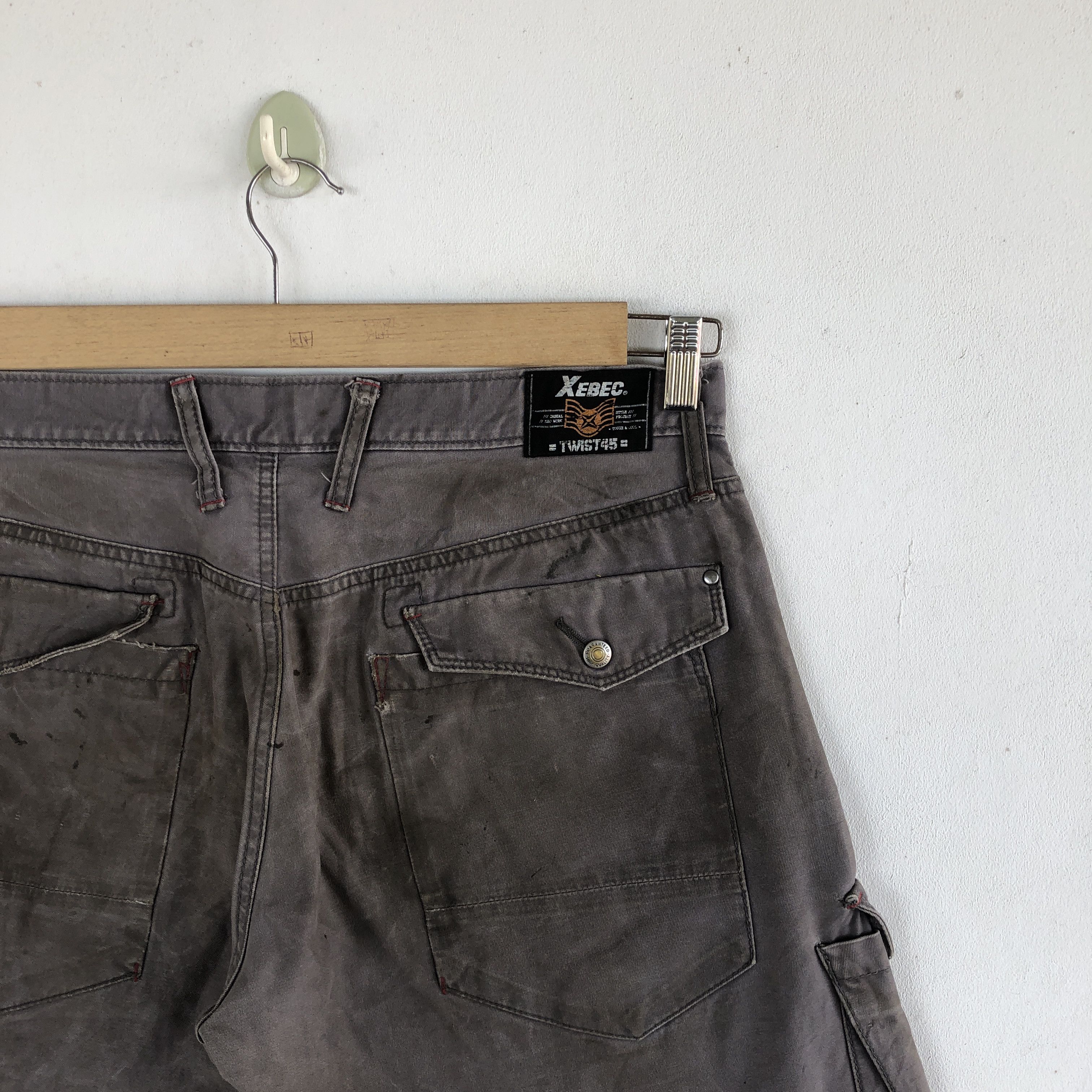 Japanese Brand × Vintage Vintage Y2K Avant Garde Cargo Pants Multi Pocket Trousers Size US 34 / EU 50 - 7 Thumbnail